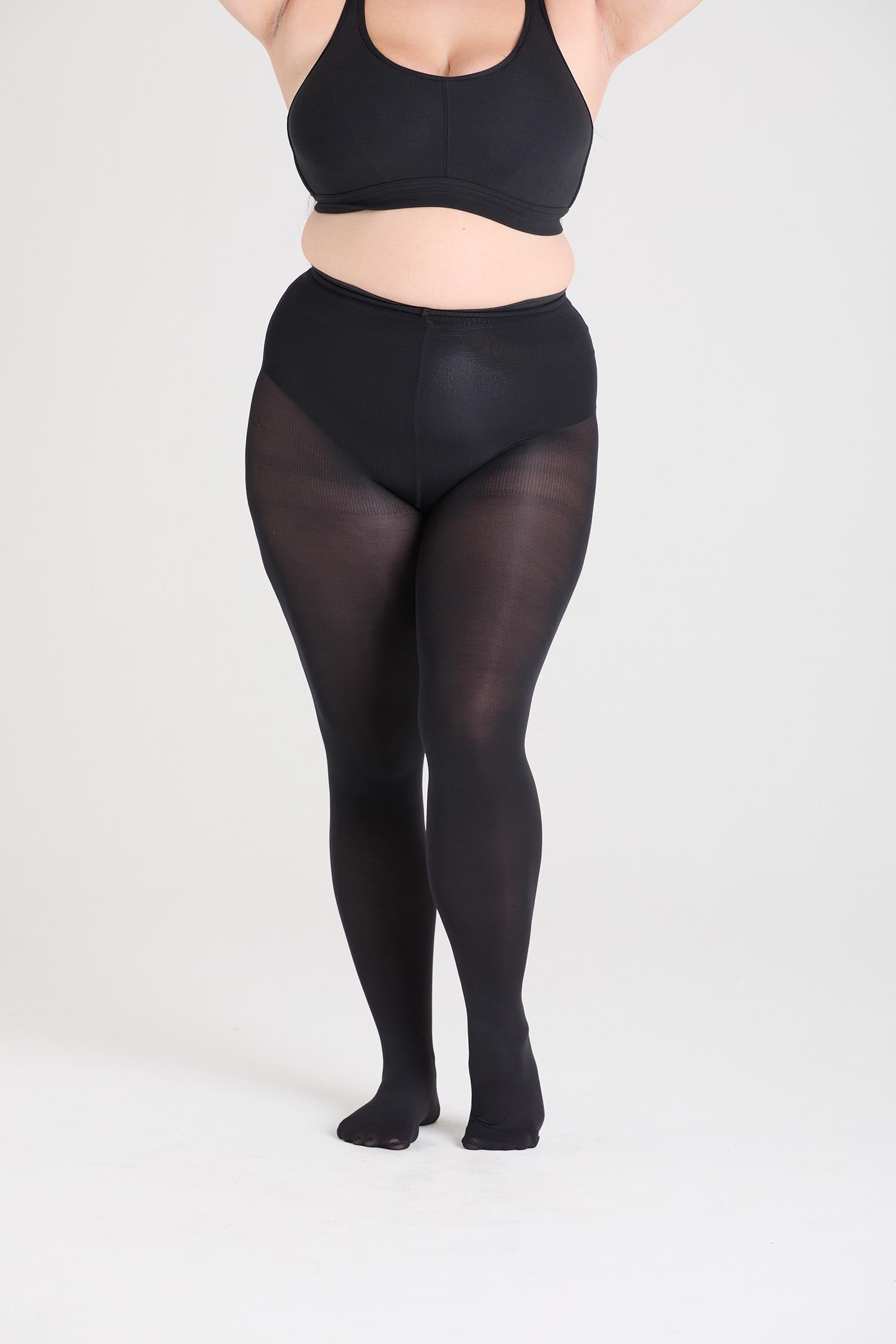 Stay Cool Opaque Tights - Black