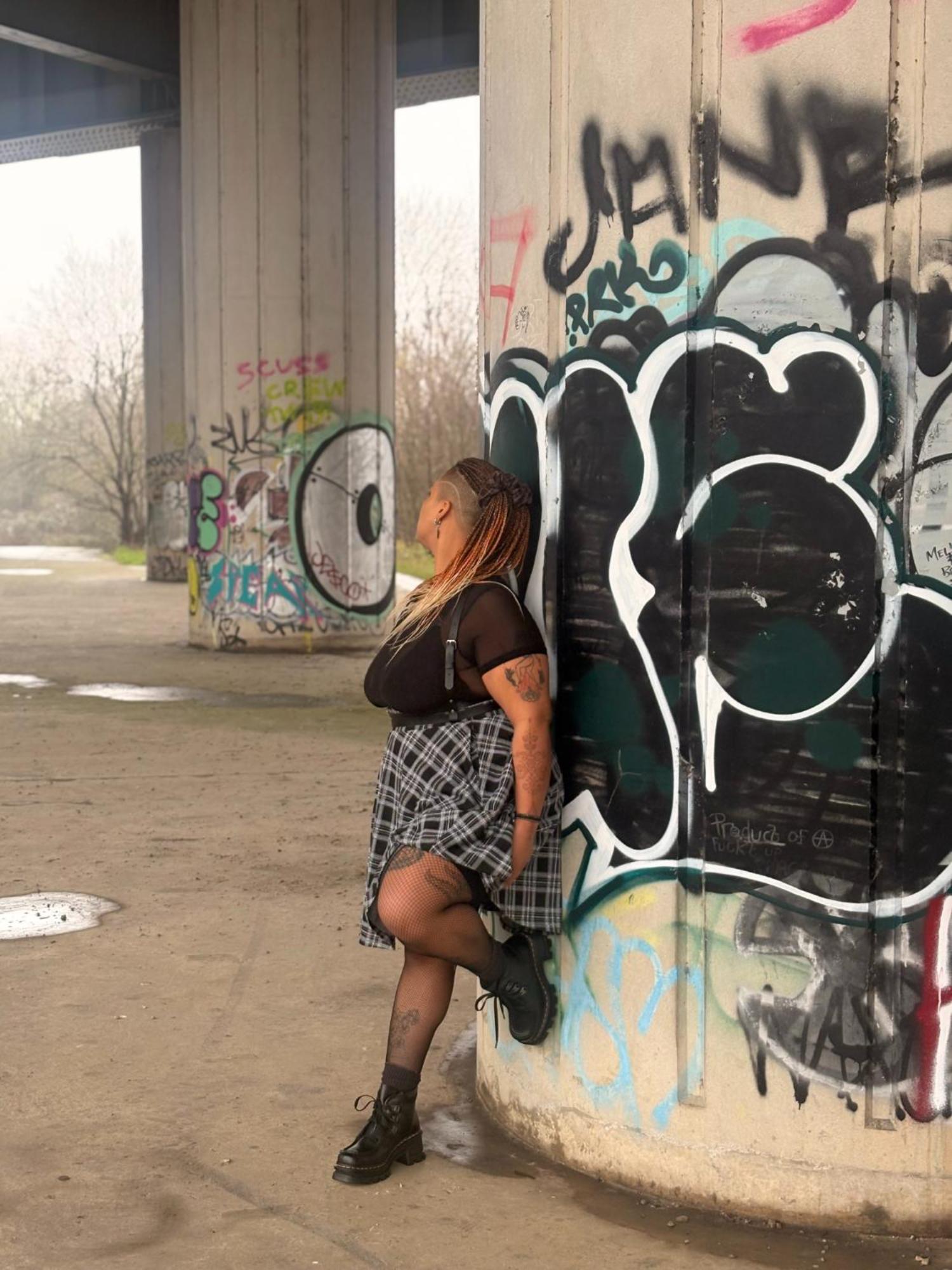 Plaid Flare Skirt - Cairn