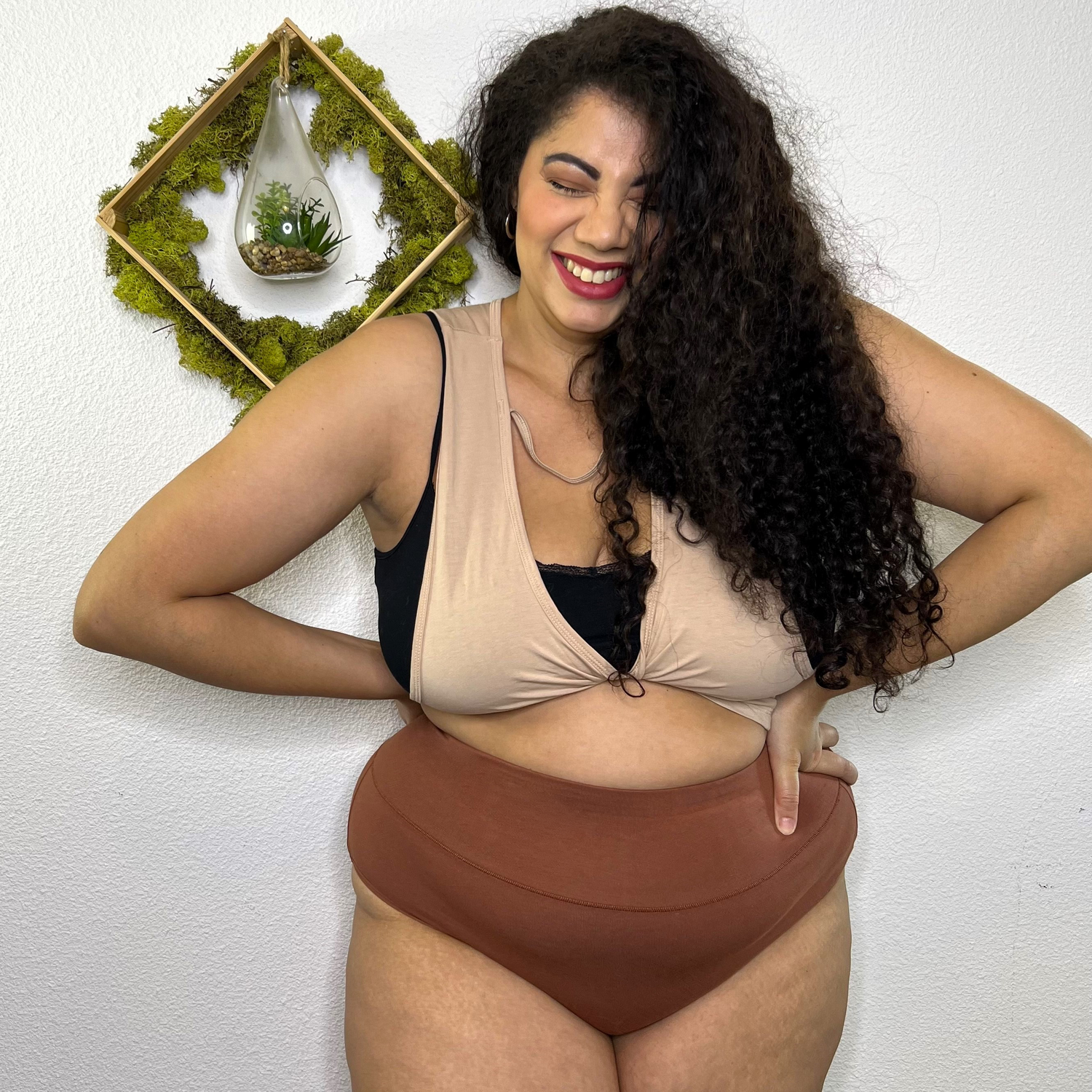 Organic Cotton Full Brief Panties - Root Beer