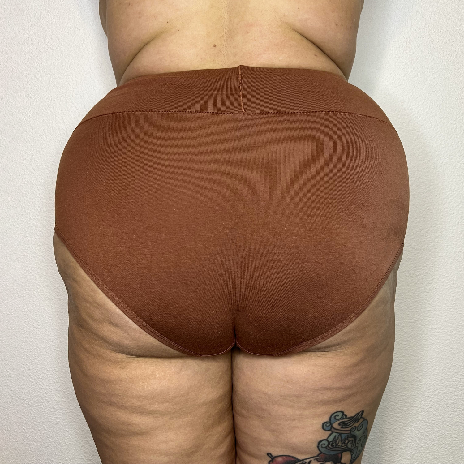 Organic Cotton Full Brief Panties - Root Beer