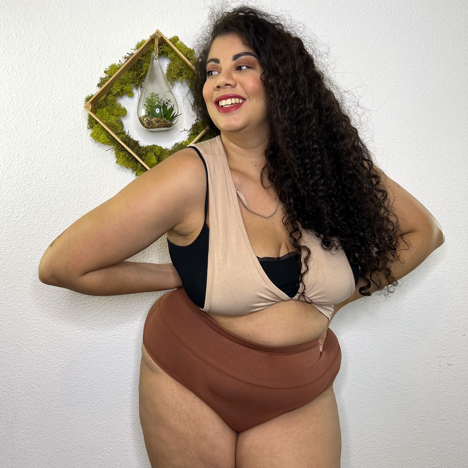 Organic Cotton Full Brief Panties - Root Beer