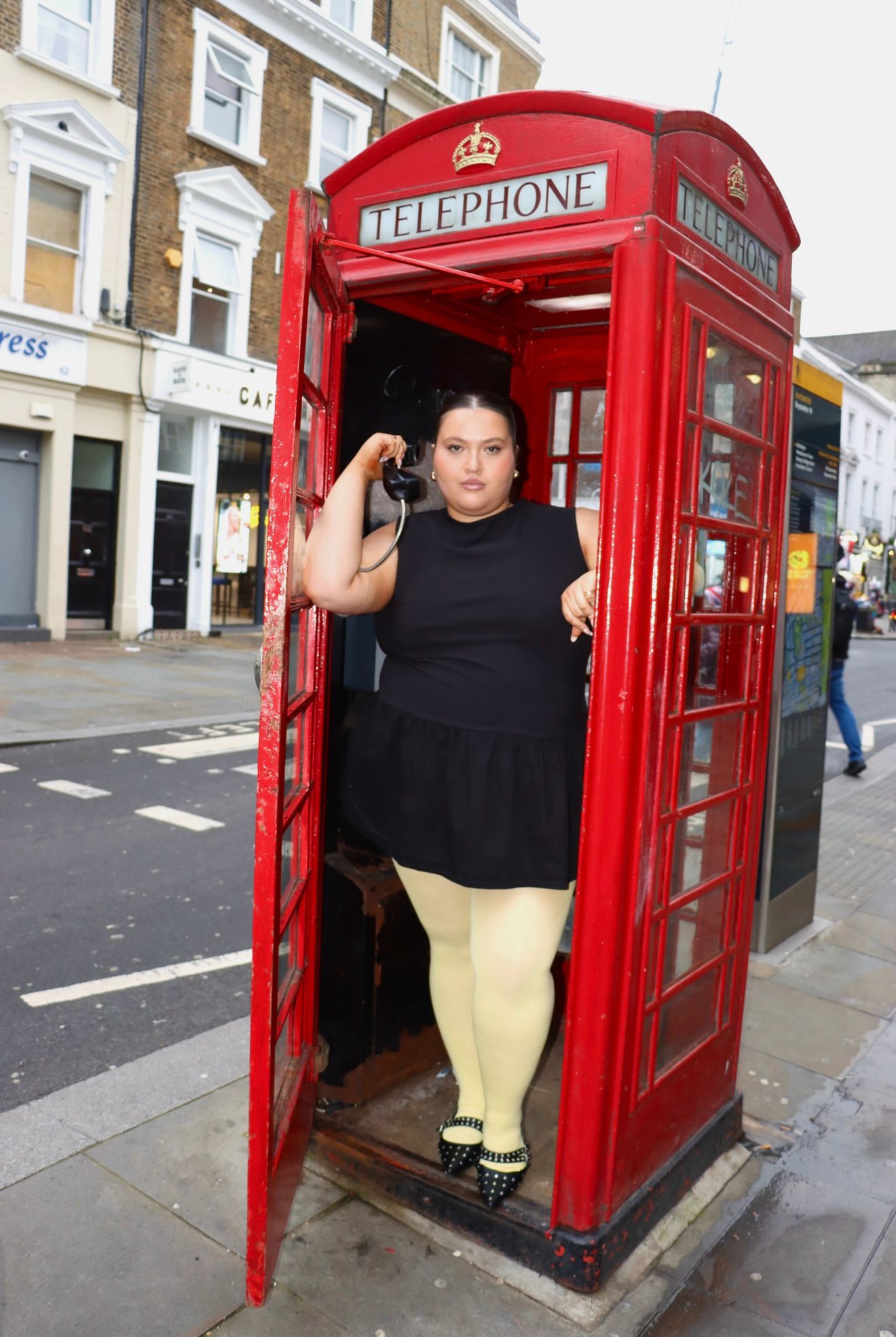 Super Opaque 120 Den Tights - Butter