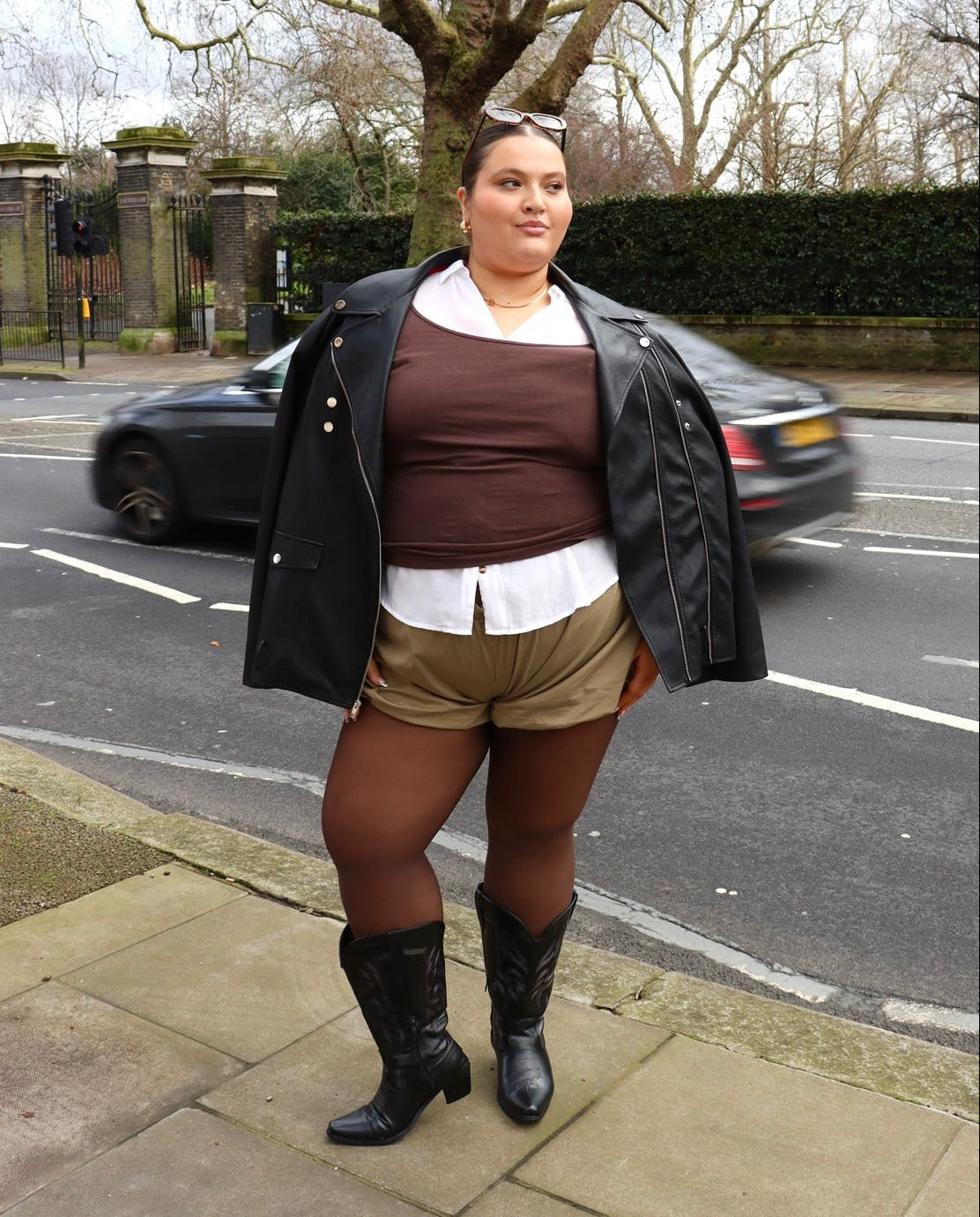 Semi-Opaque 50 Den Tights - Hot Chocolate