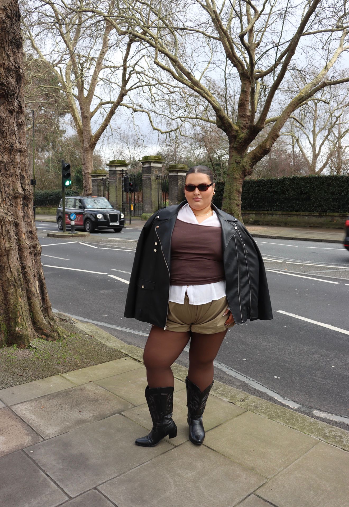 Semi-Opaque 50 Den Tights - Hot Chocolate