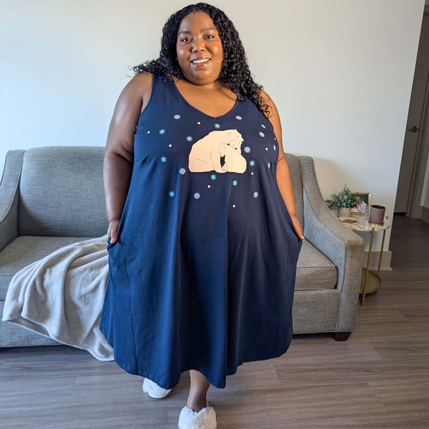 short night dress Short Nightdress - Polar Snuggles - Tights & Clothes In Sizes 1-34