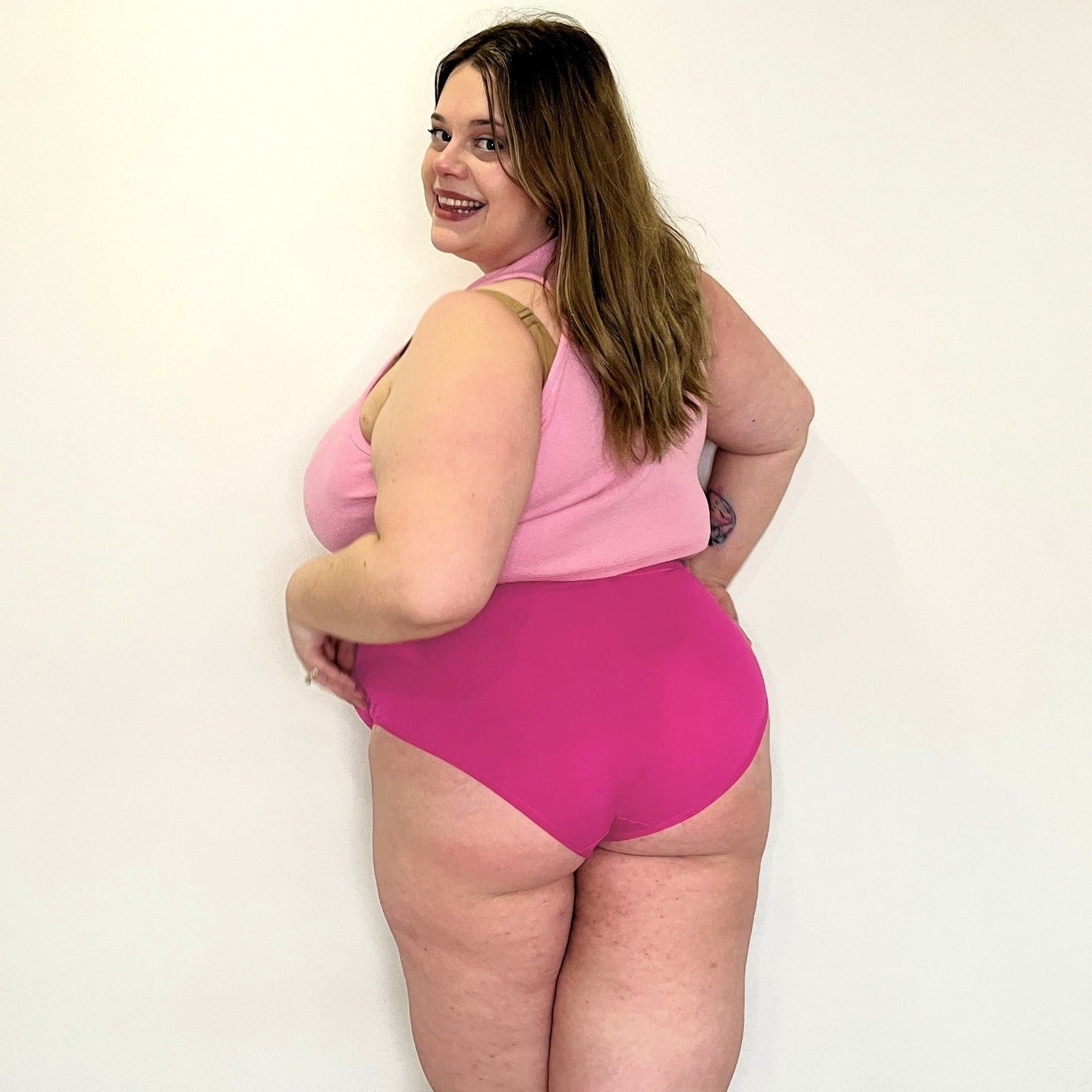 Organic Cotton Super High Waist Panties - Barbara