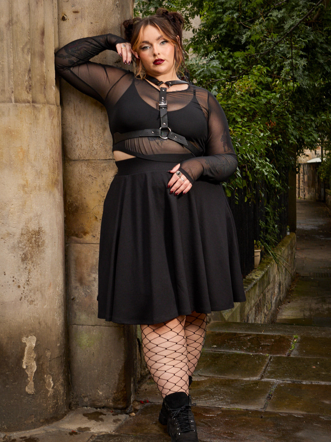 V2 Black Flare Skirt -Snag – Snag Canada