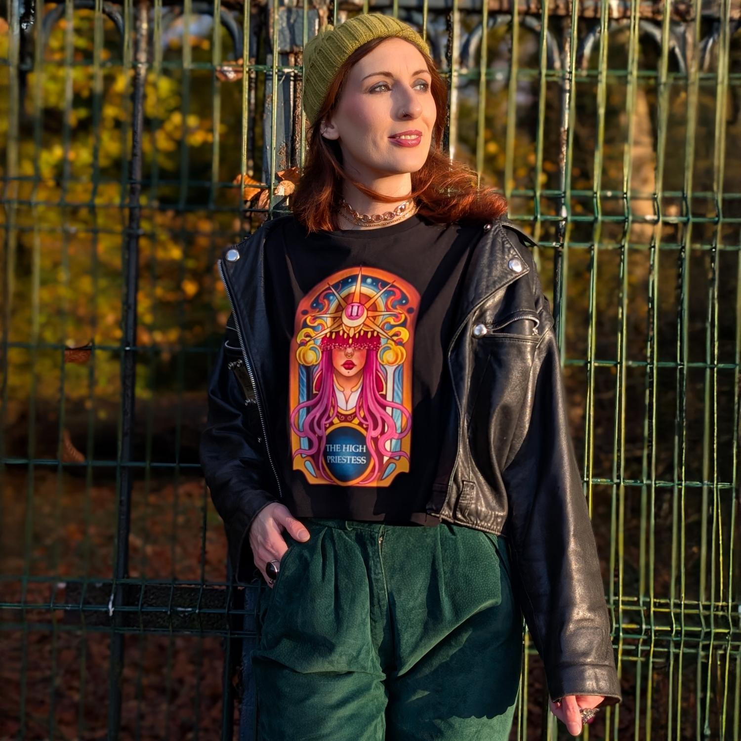 Major Arcana Boxy Tee - II The High Priestess