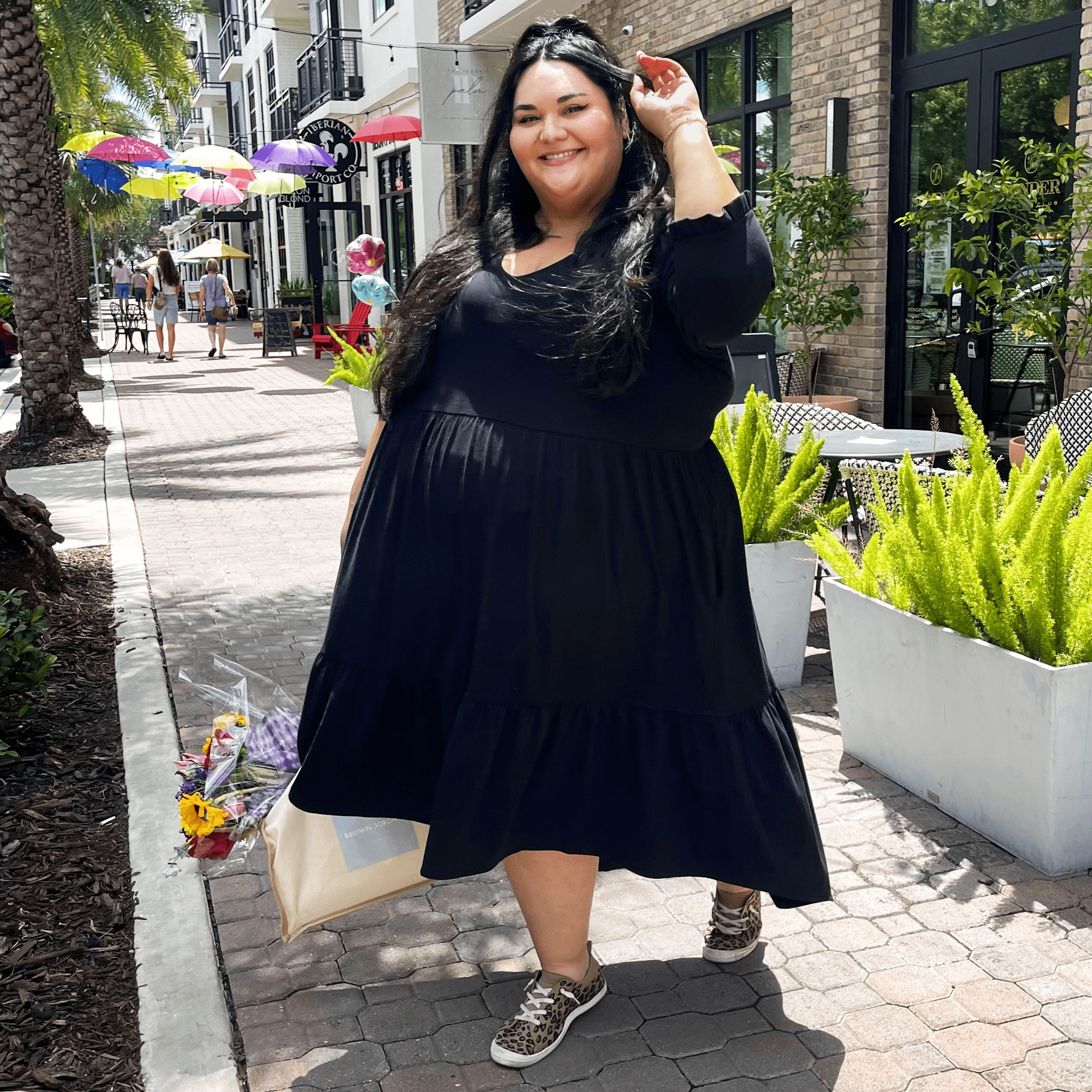 Plus size black 2025 dresses near me