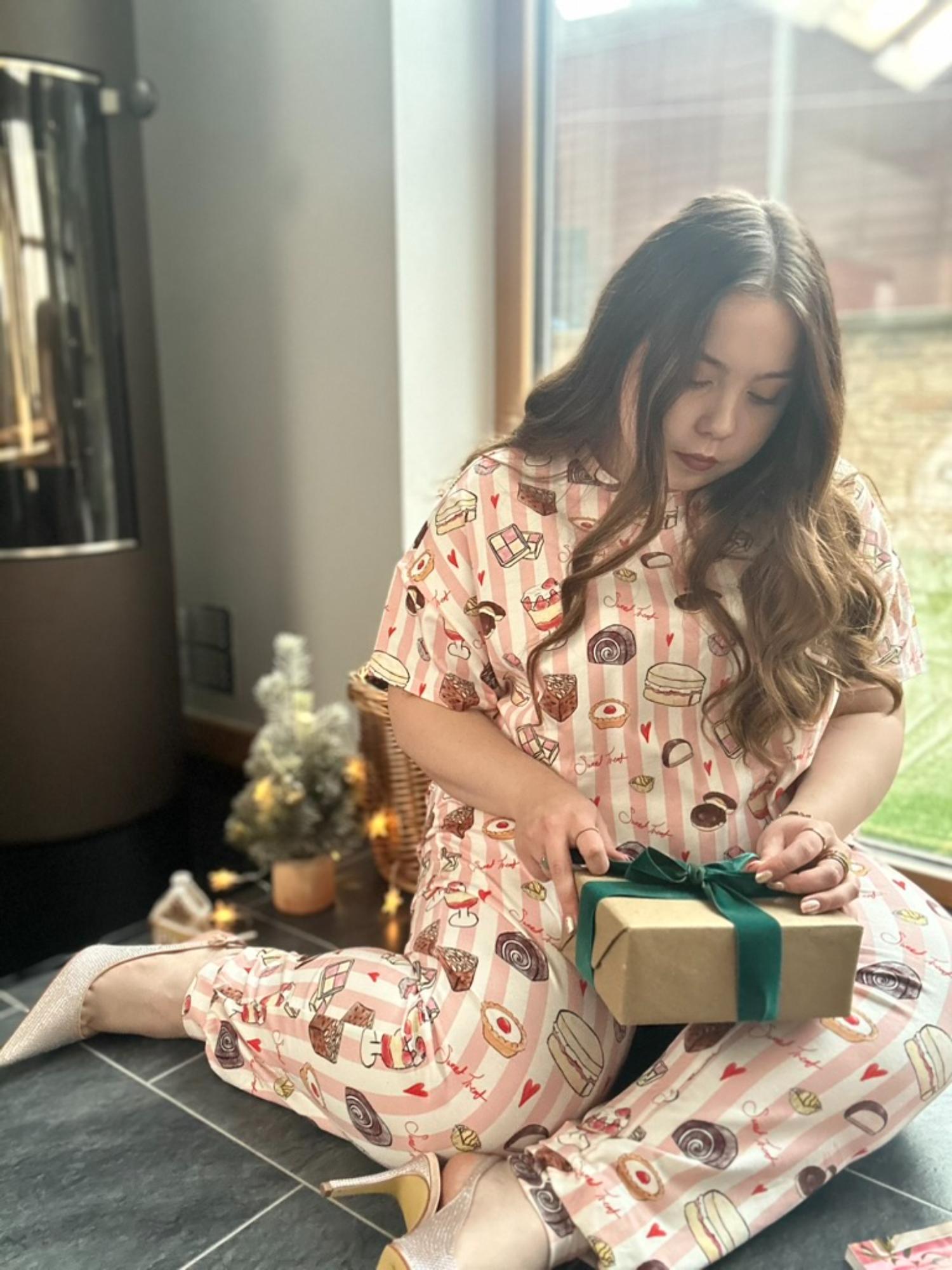 Organic Cotton PJ Boxy Tee - Sweet Treat