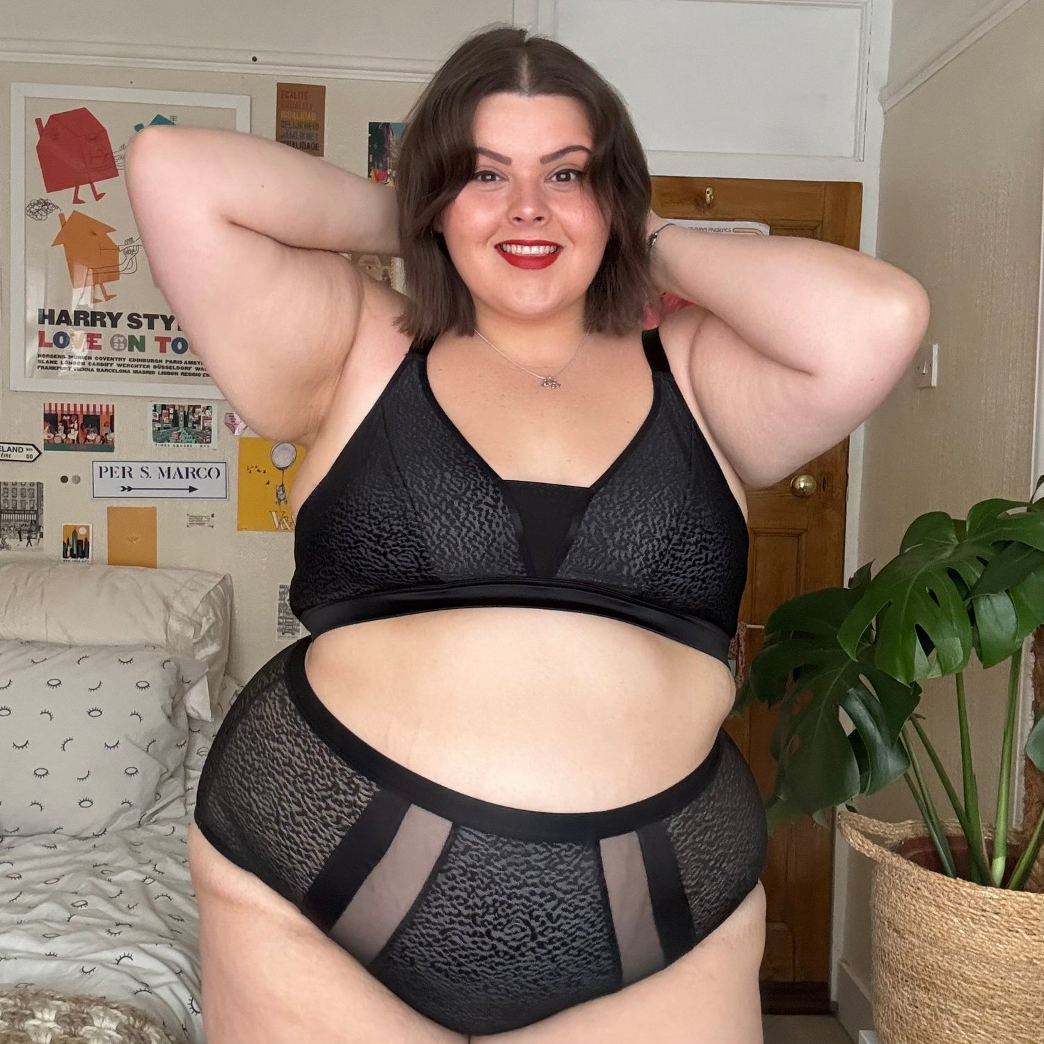 Organic Cotton Full Brief Panties - Leopard