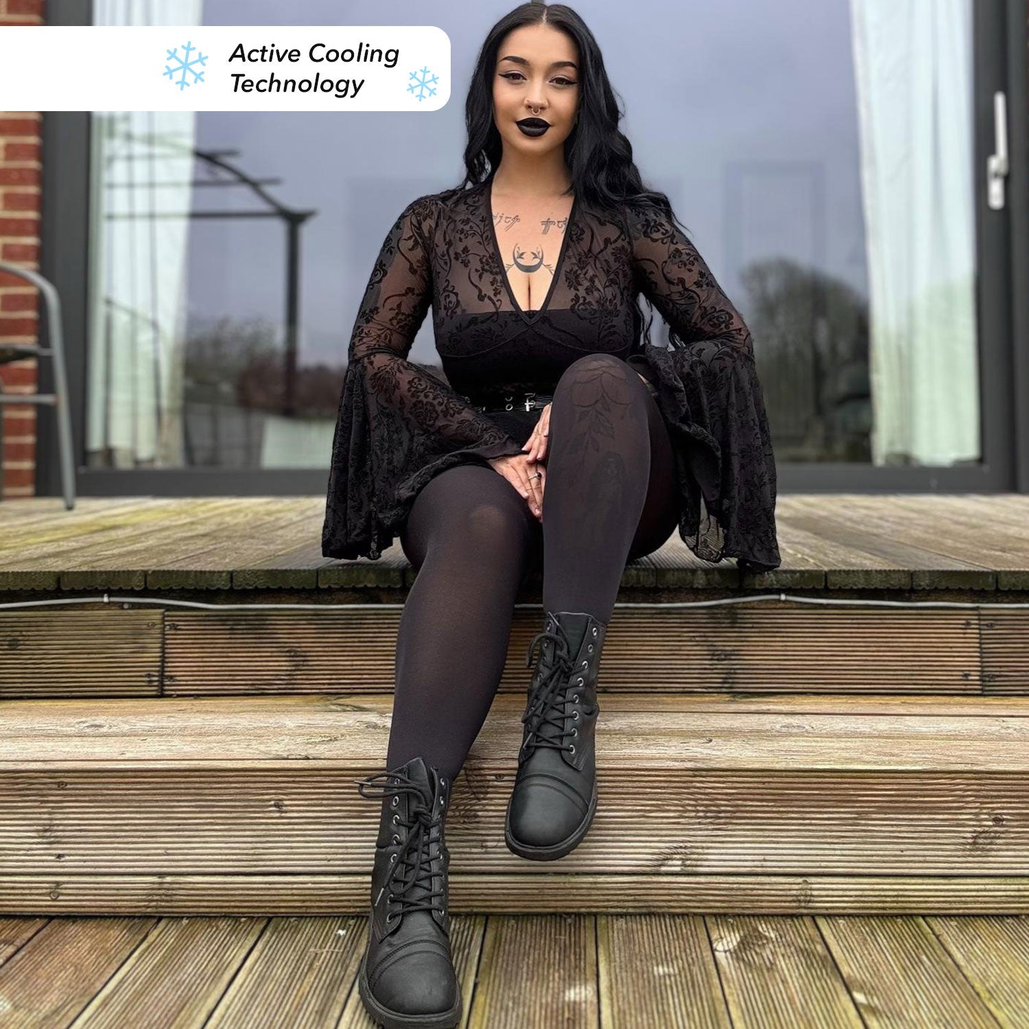 Cooling Tights - 80 Denier | Black Tights | Snag – Snag Canada