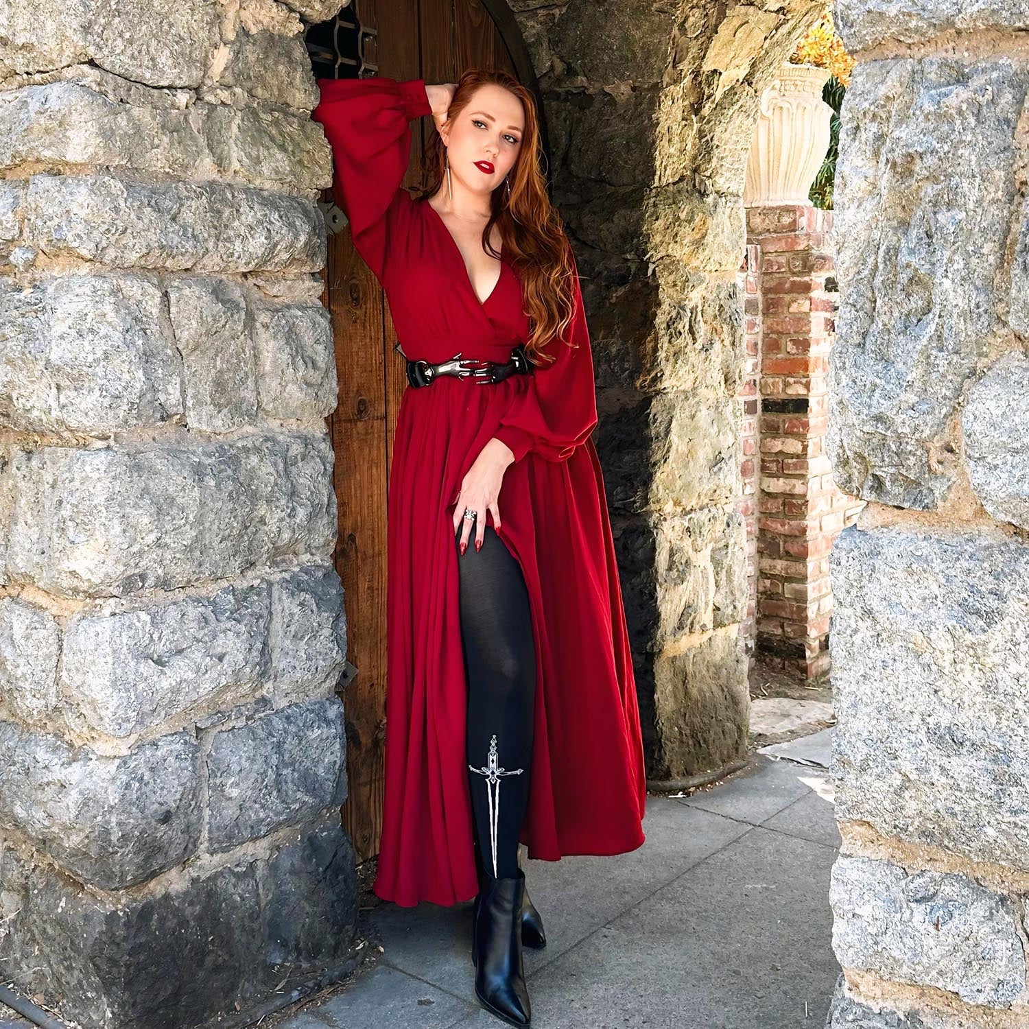 Midnight Executioner Tights | Sword Goth Tights | Snag – Snag Canada