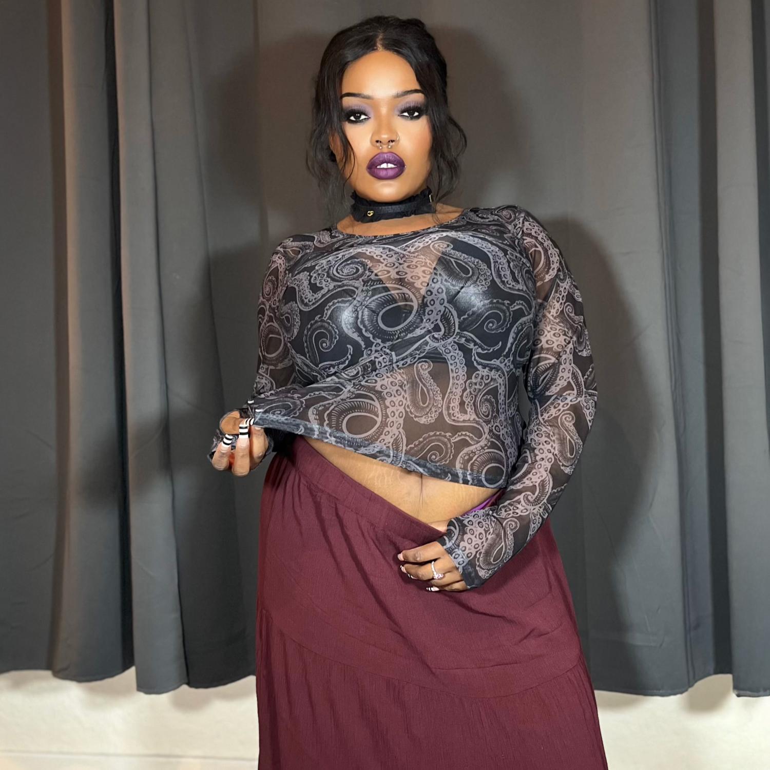 Mesh Top - Kraken's Embrace