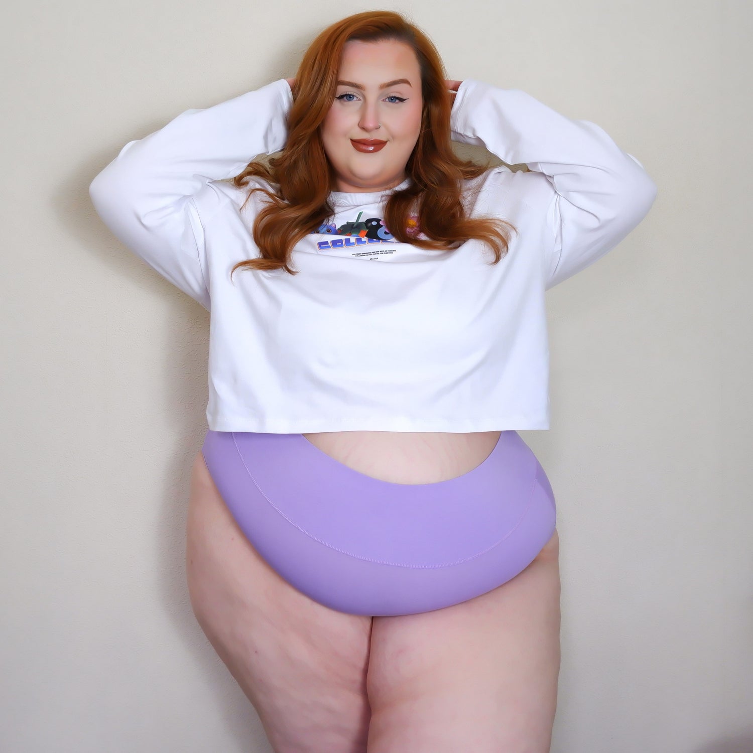 Organic Cotton Full Brief Panties - Cassis de Violet