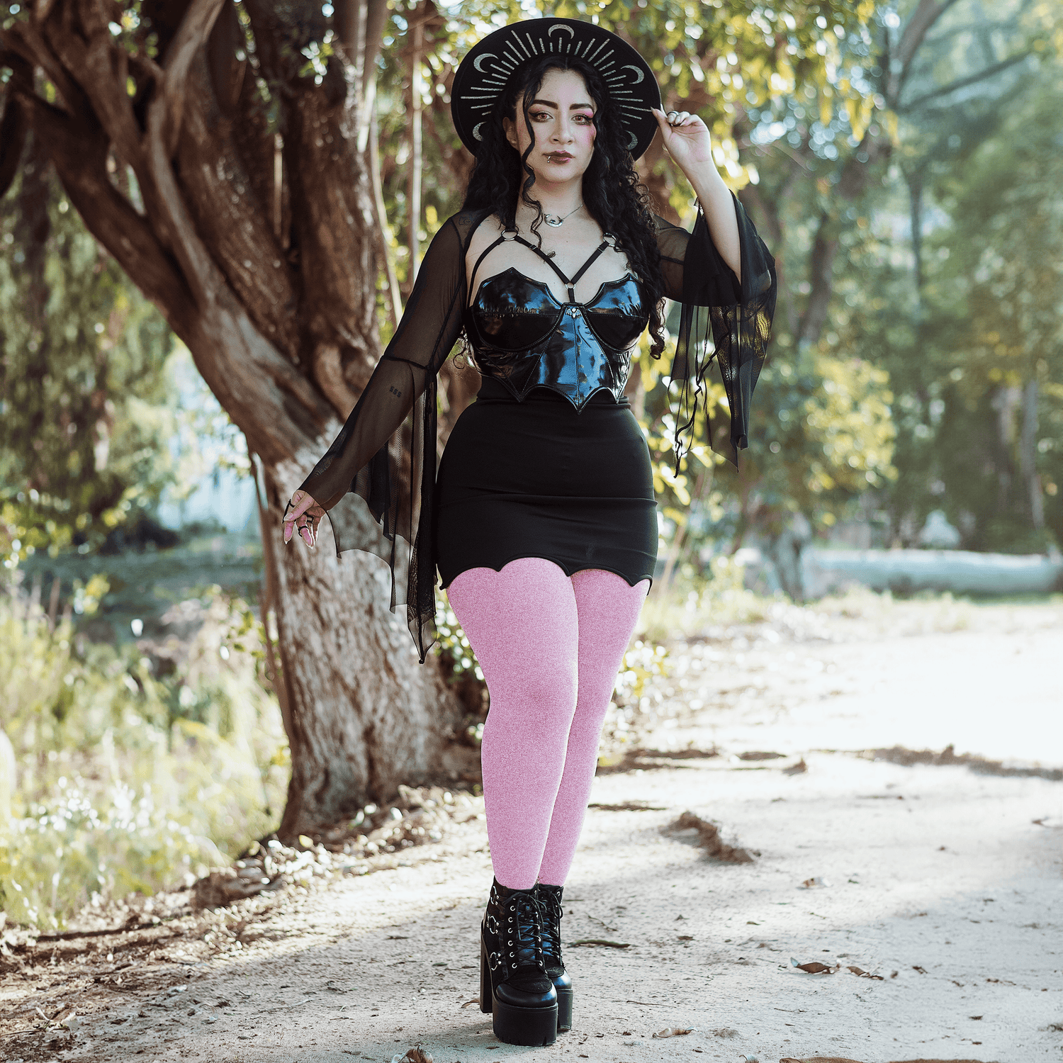 Lux Tights - Rose Quartz