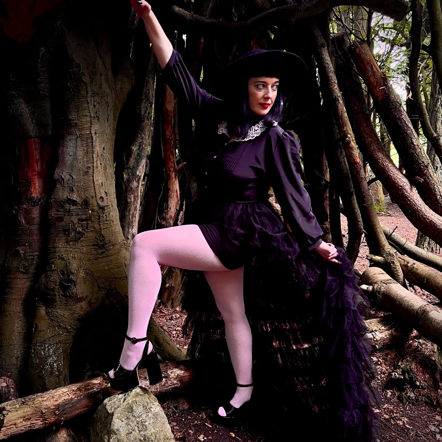 Lux Tights - Rose Quartz