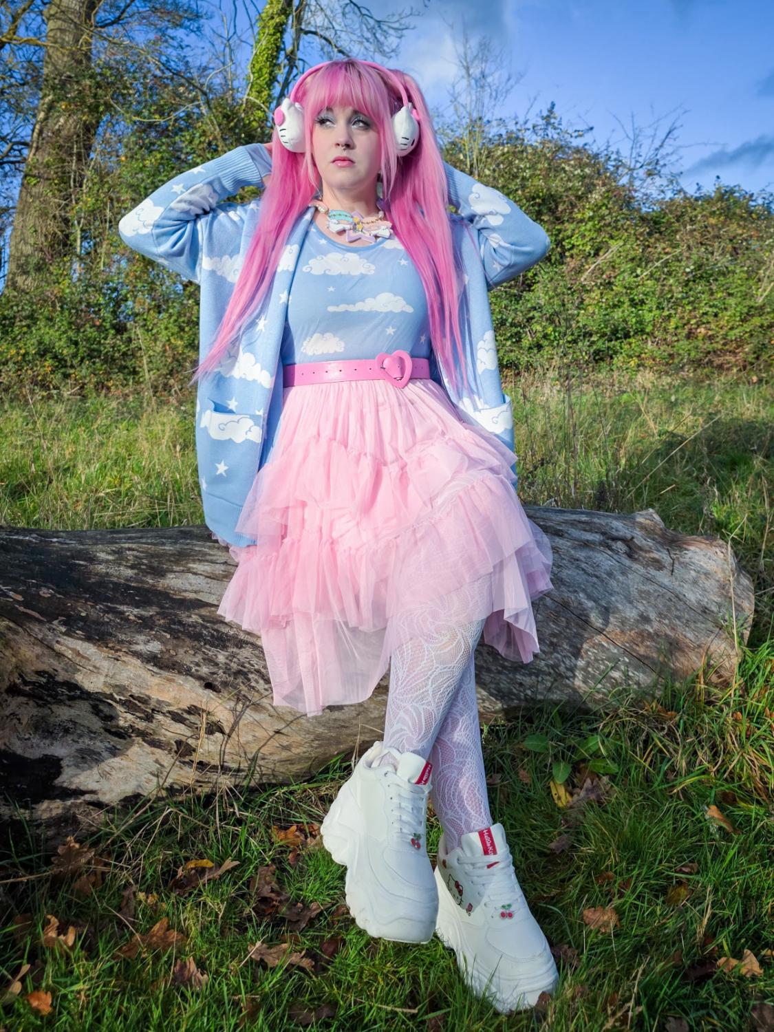 Mesh Skirt - Flushing Pink