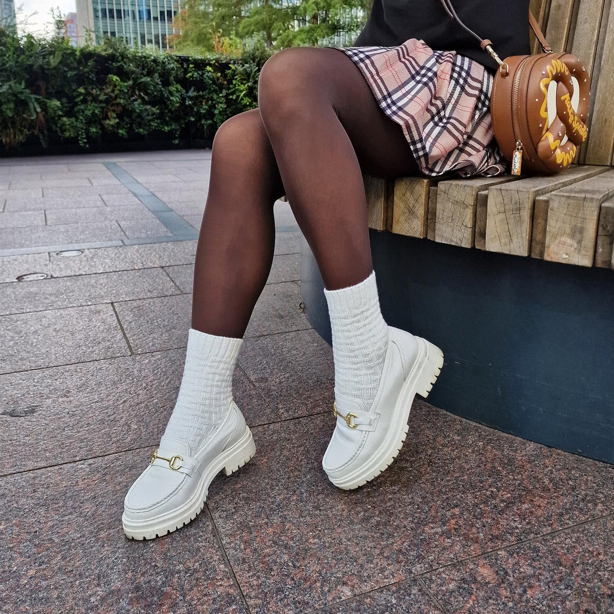 Everyday Crew Socks - White