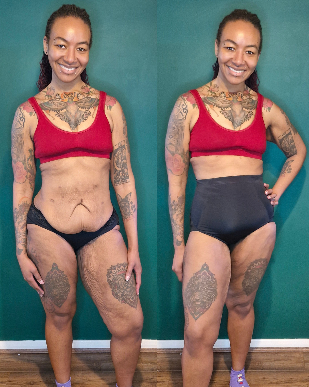 Smoothwear Super High Waist Panties - Black