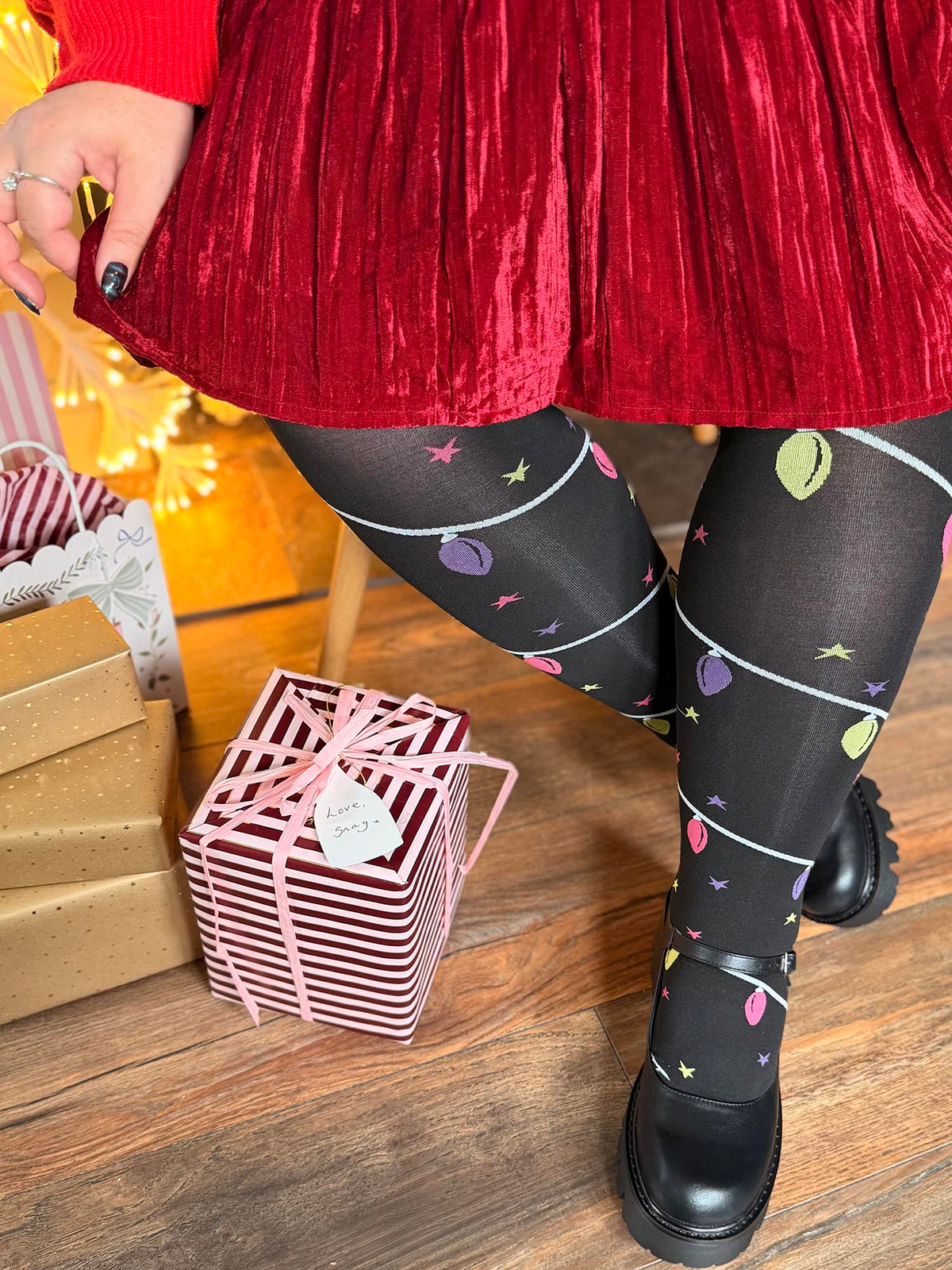 Glow Getter Tights - Black