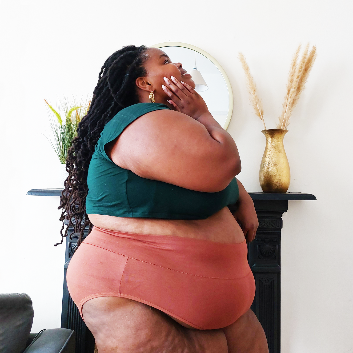 Organic Cotton Full Brief Panties - Root Beer