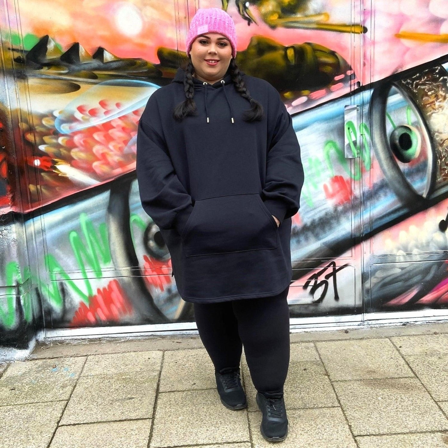 Longline Hoodie - Black - Snag