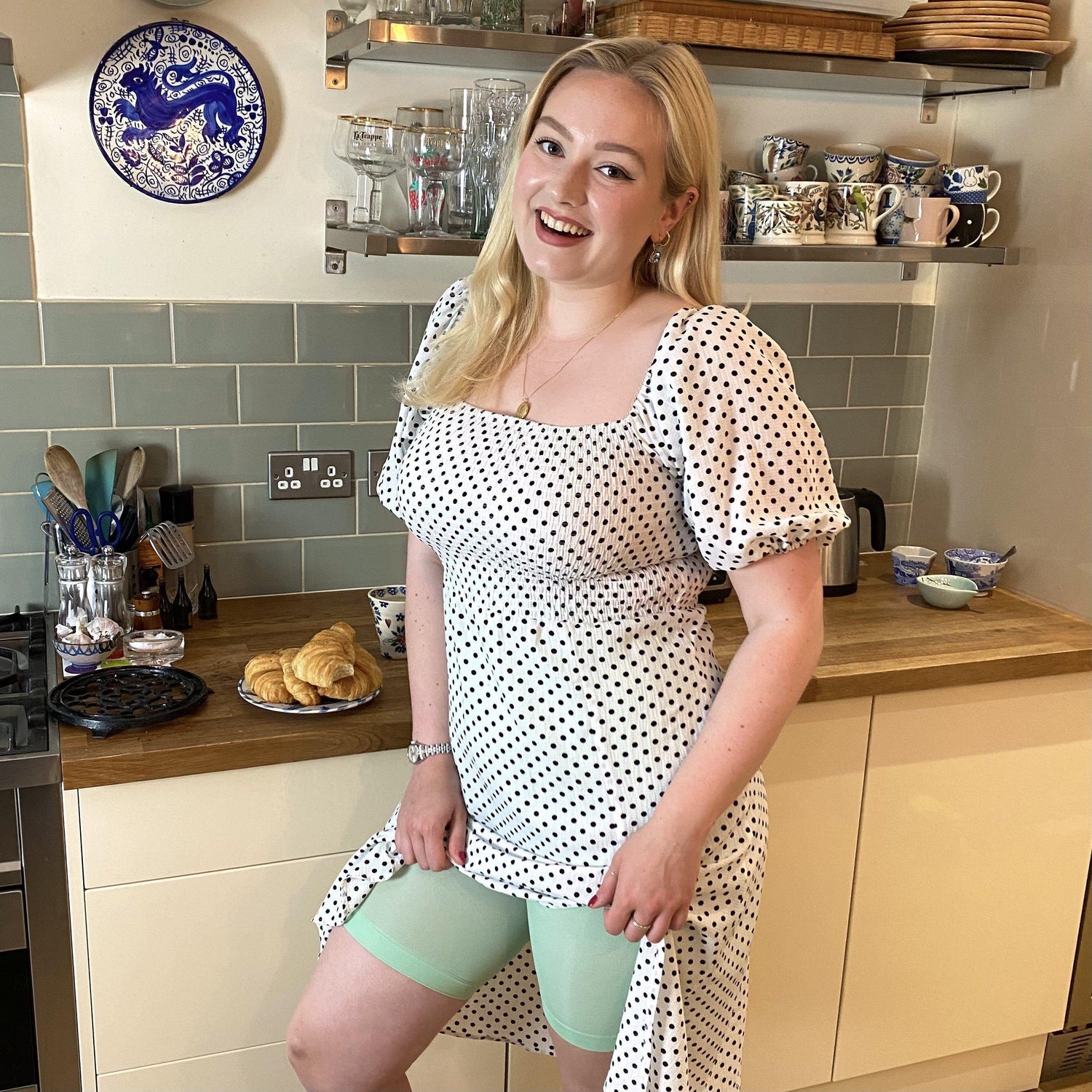 Stay Cool Chub Rub Shorts - Pistachio