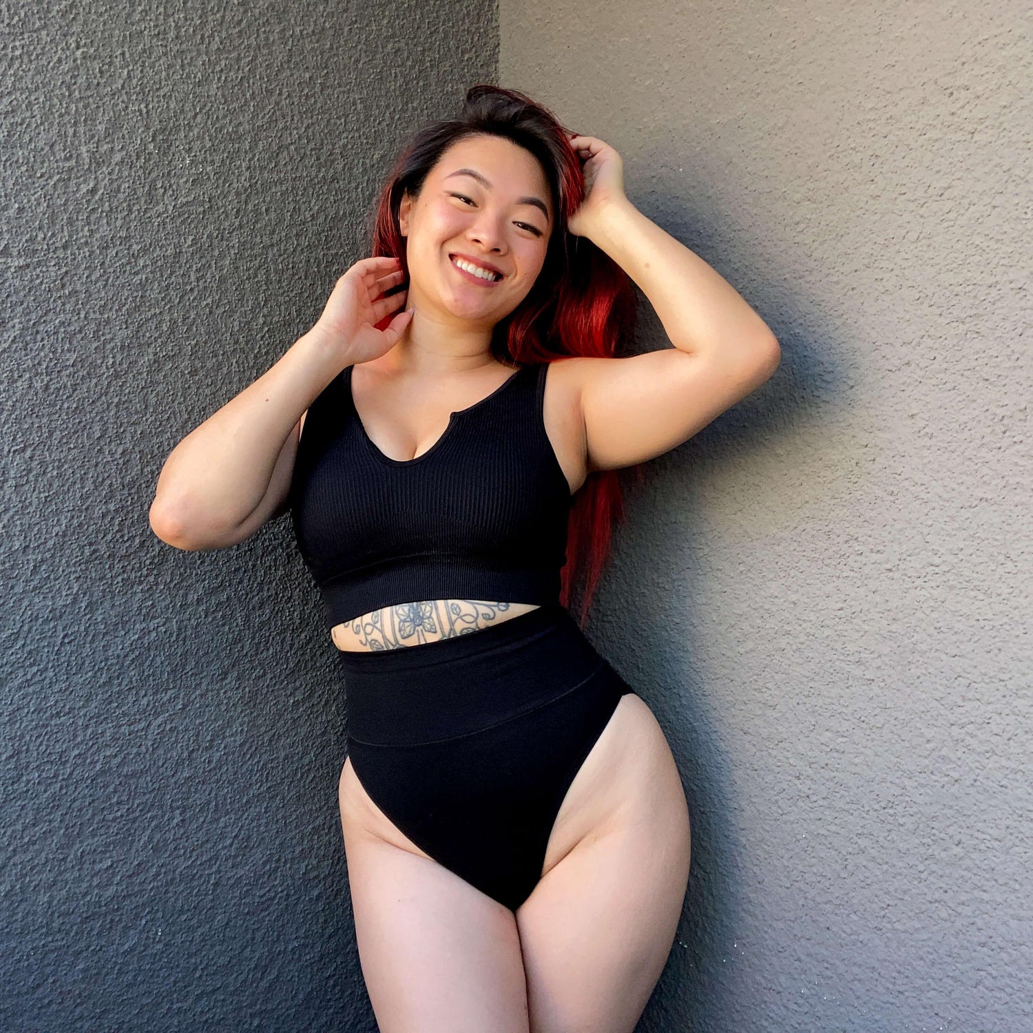 Super High Leg Panties - 3 Pairs in Black