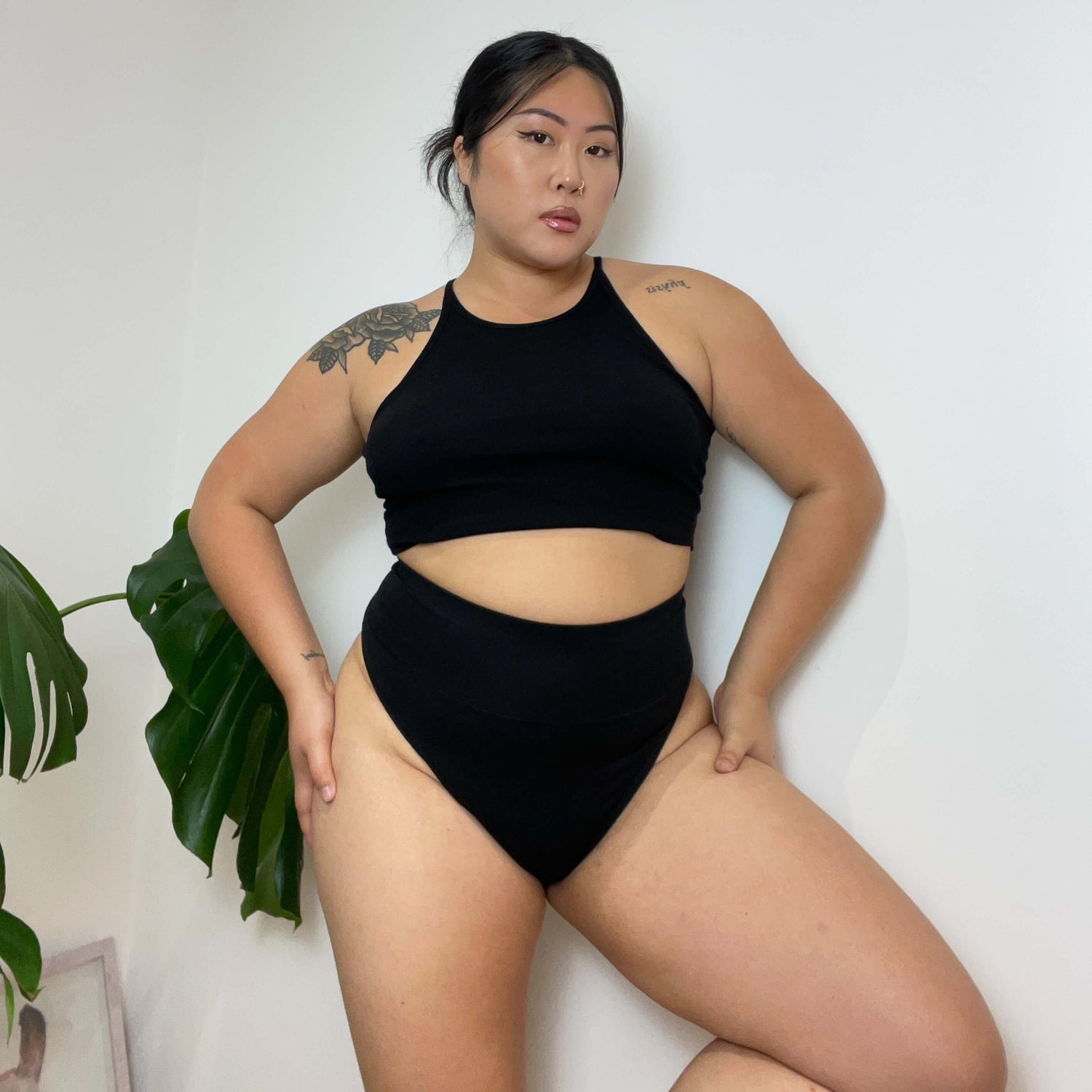 Super High Leg Panties - 3 Pairs in Black