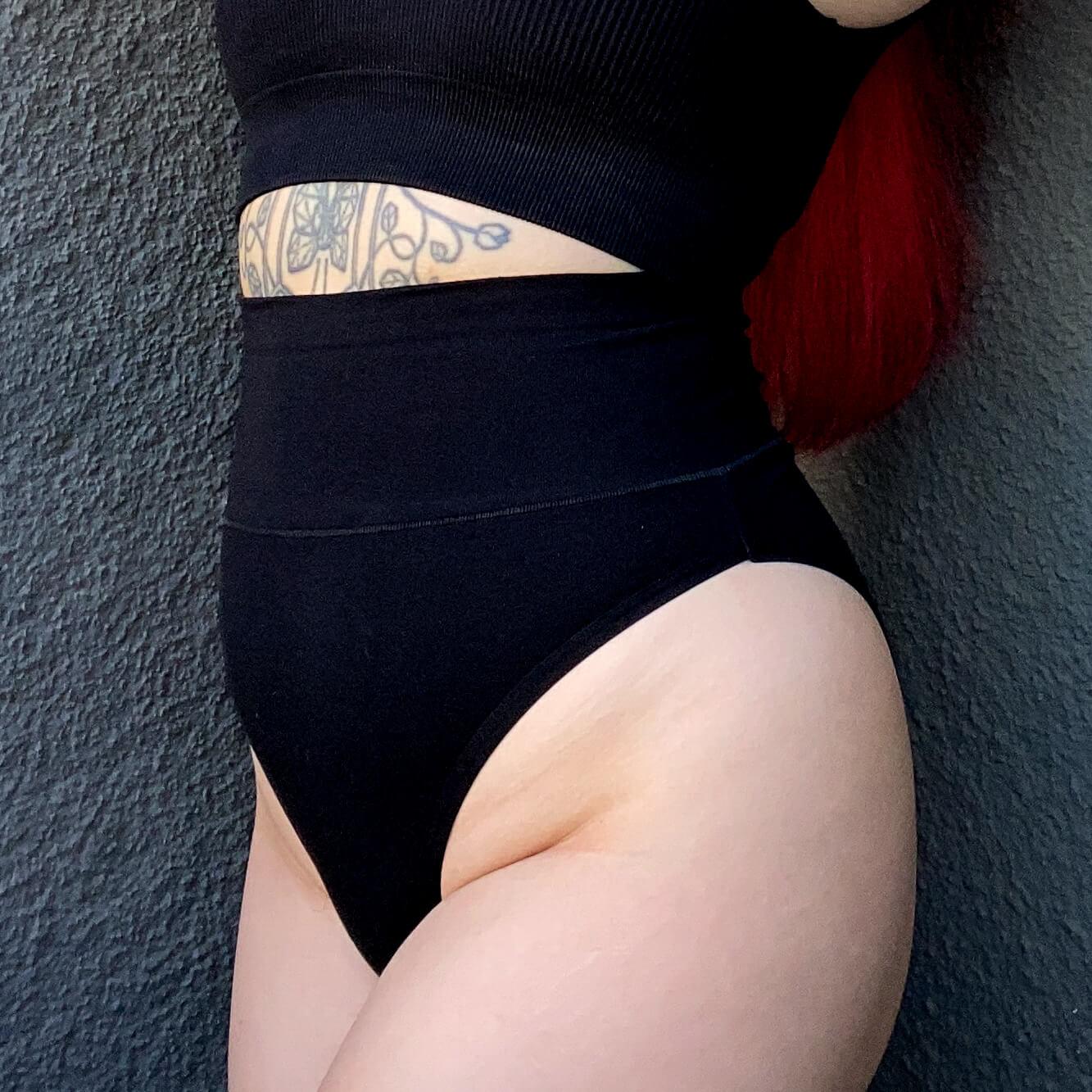 Super High Leg Panties - 3 Pairs in Black