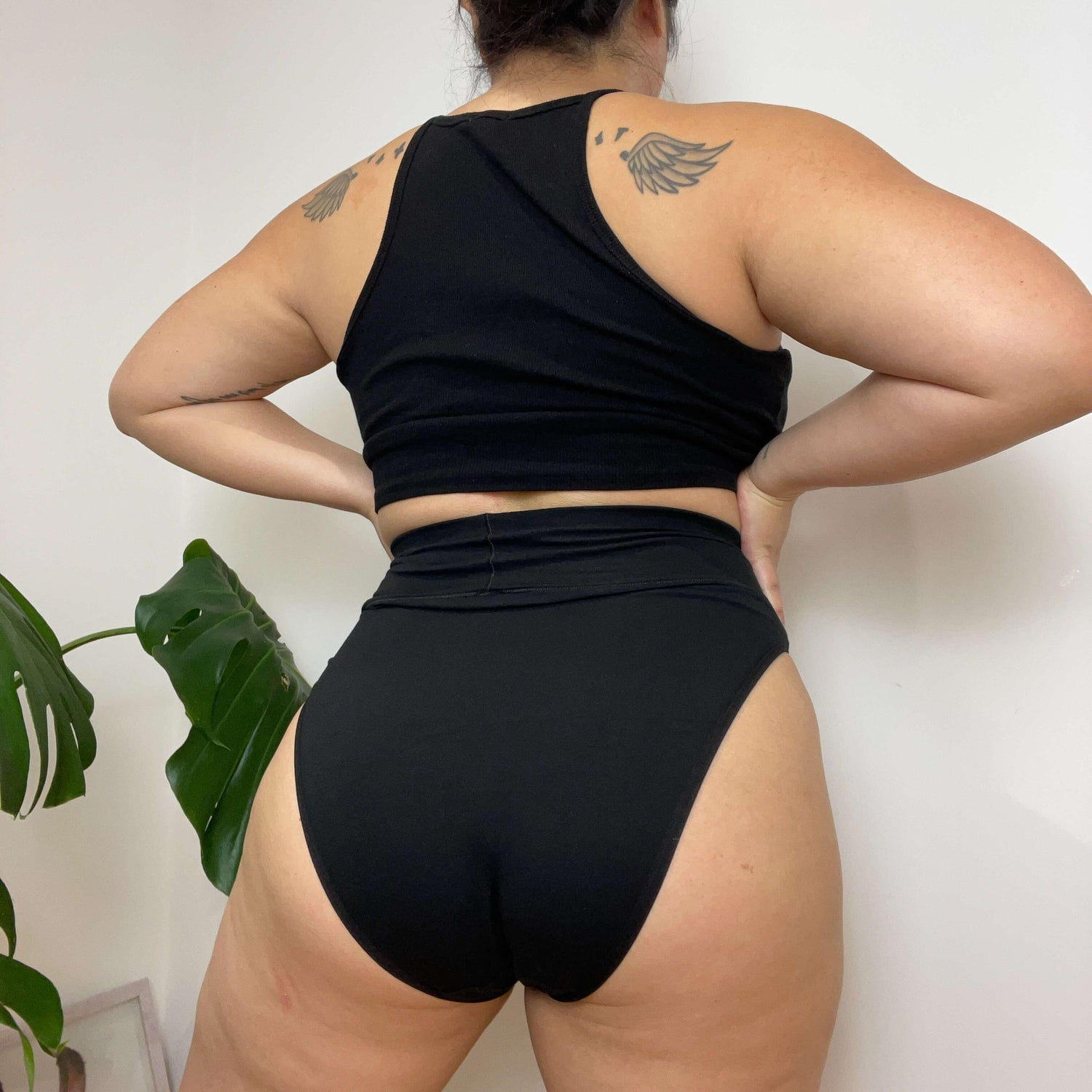 Super High Leg Panties - 3 Pairs in Black