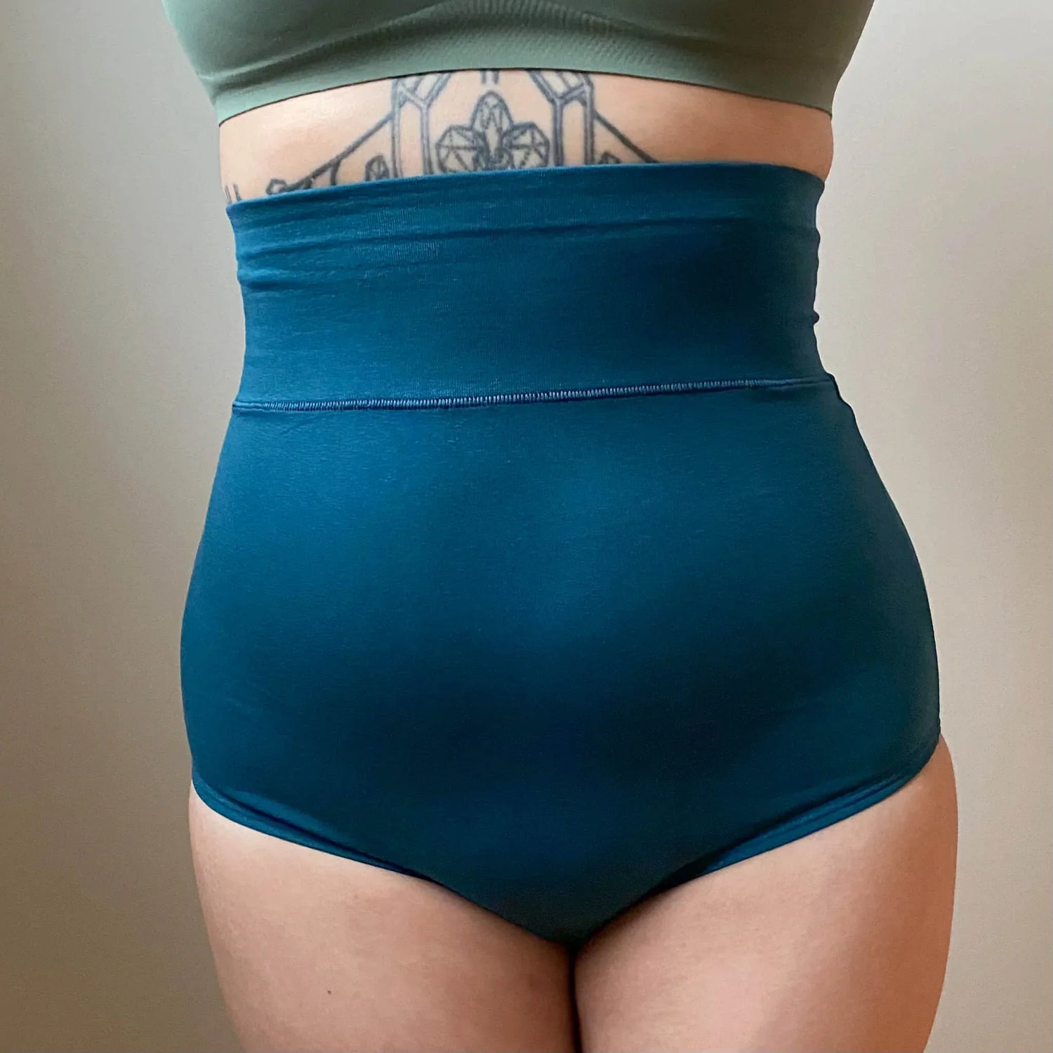 Organic Cotton Super High Waist Panties - Aurora