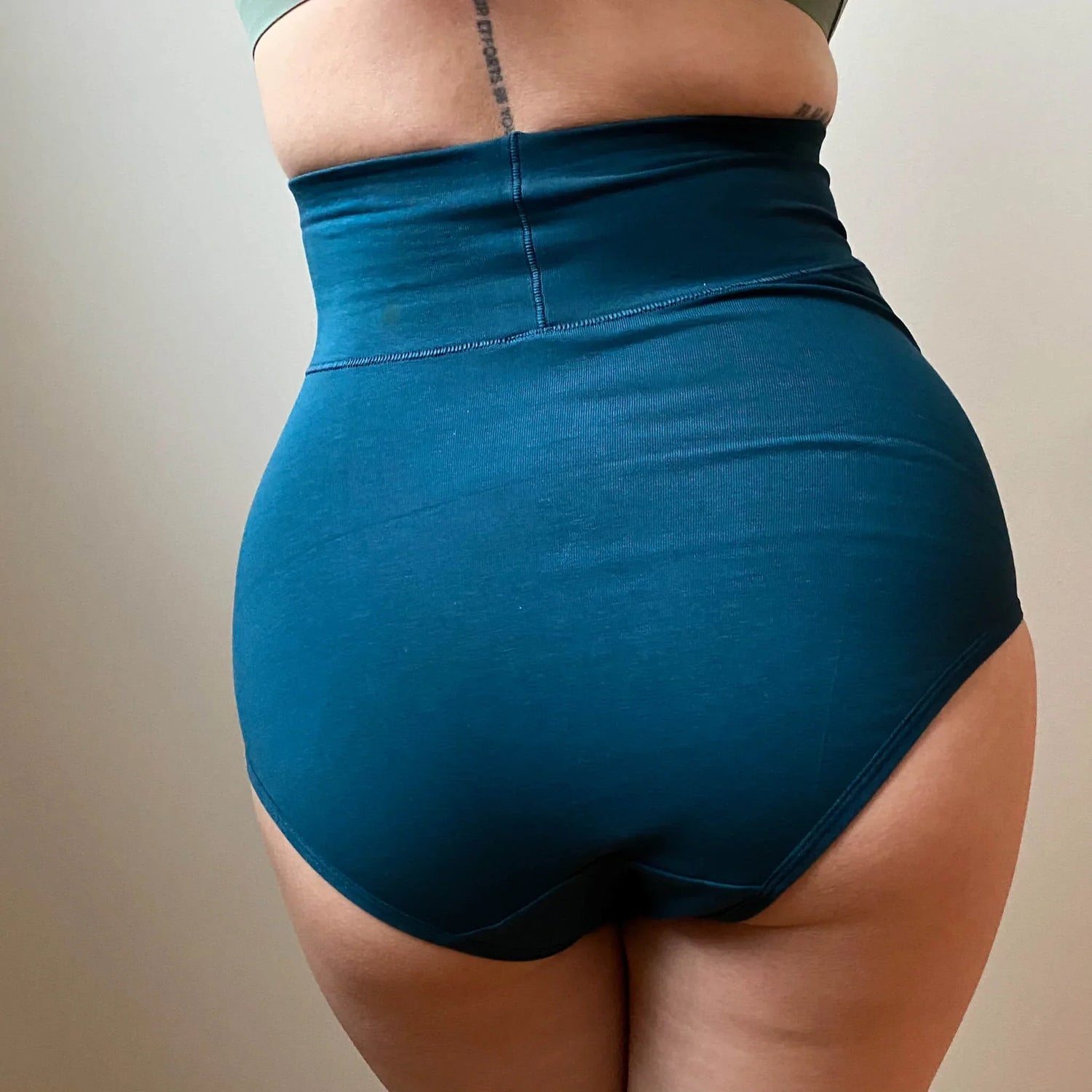 Organic Cotton Super High Waist Panties - Aurora