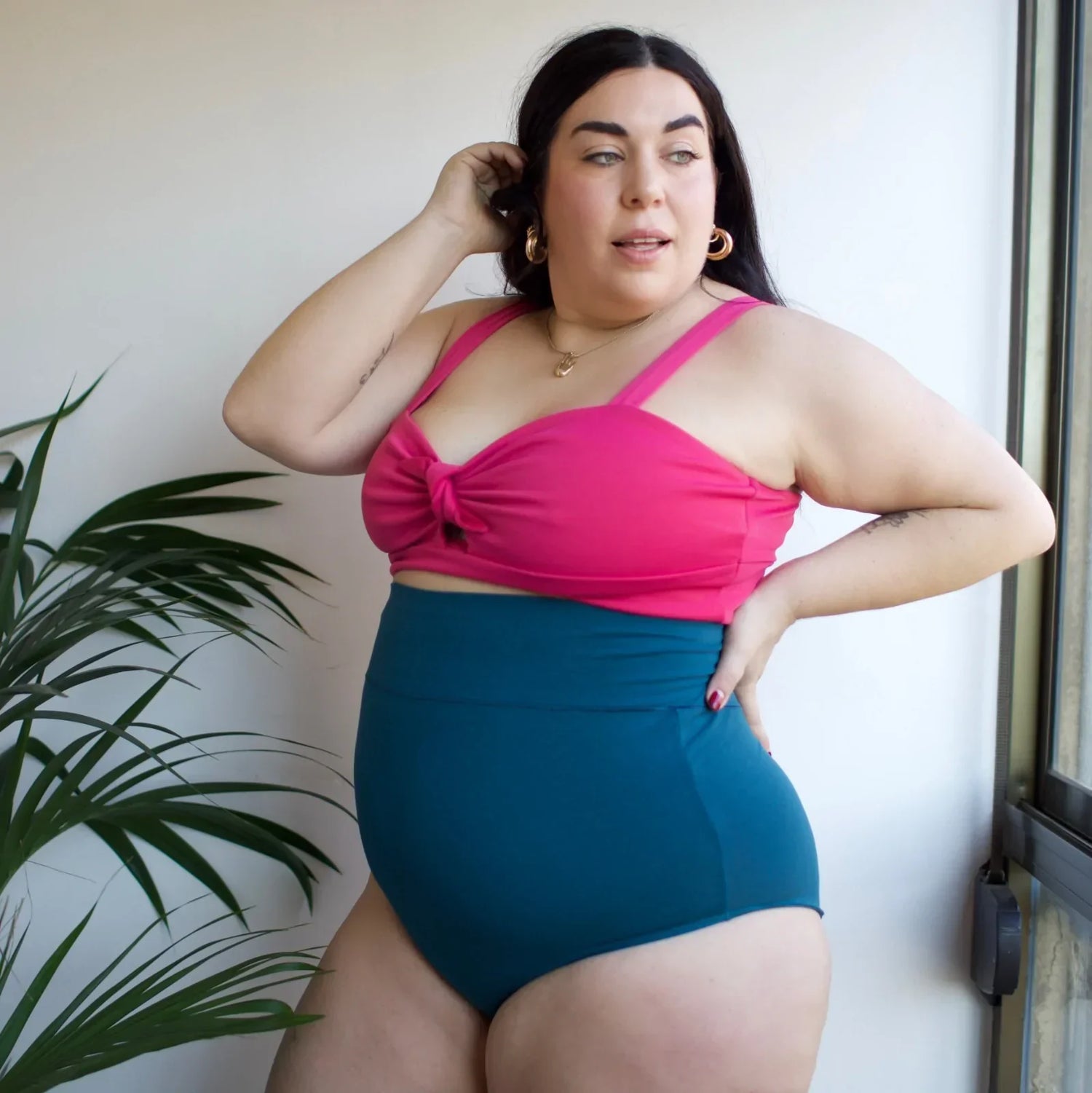 Organic Cotton Super High Waist Panties - Aurora