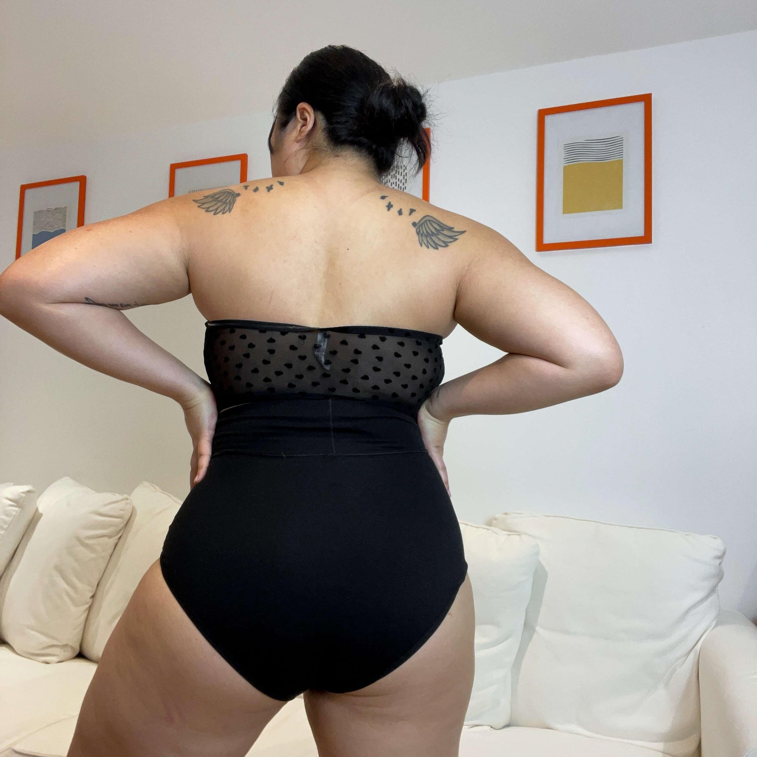 Super High Waist Panties - 3 Pairs in Black