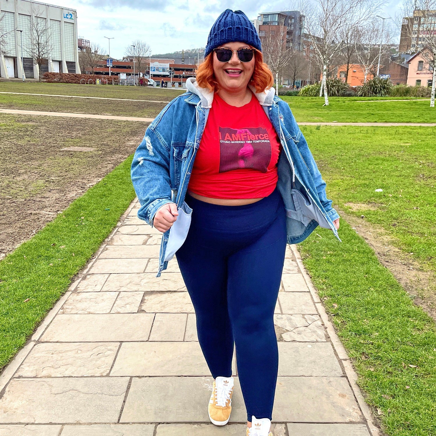 Squat Proof Short Leggings - Navy - Snag Canada