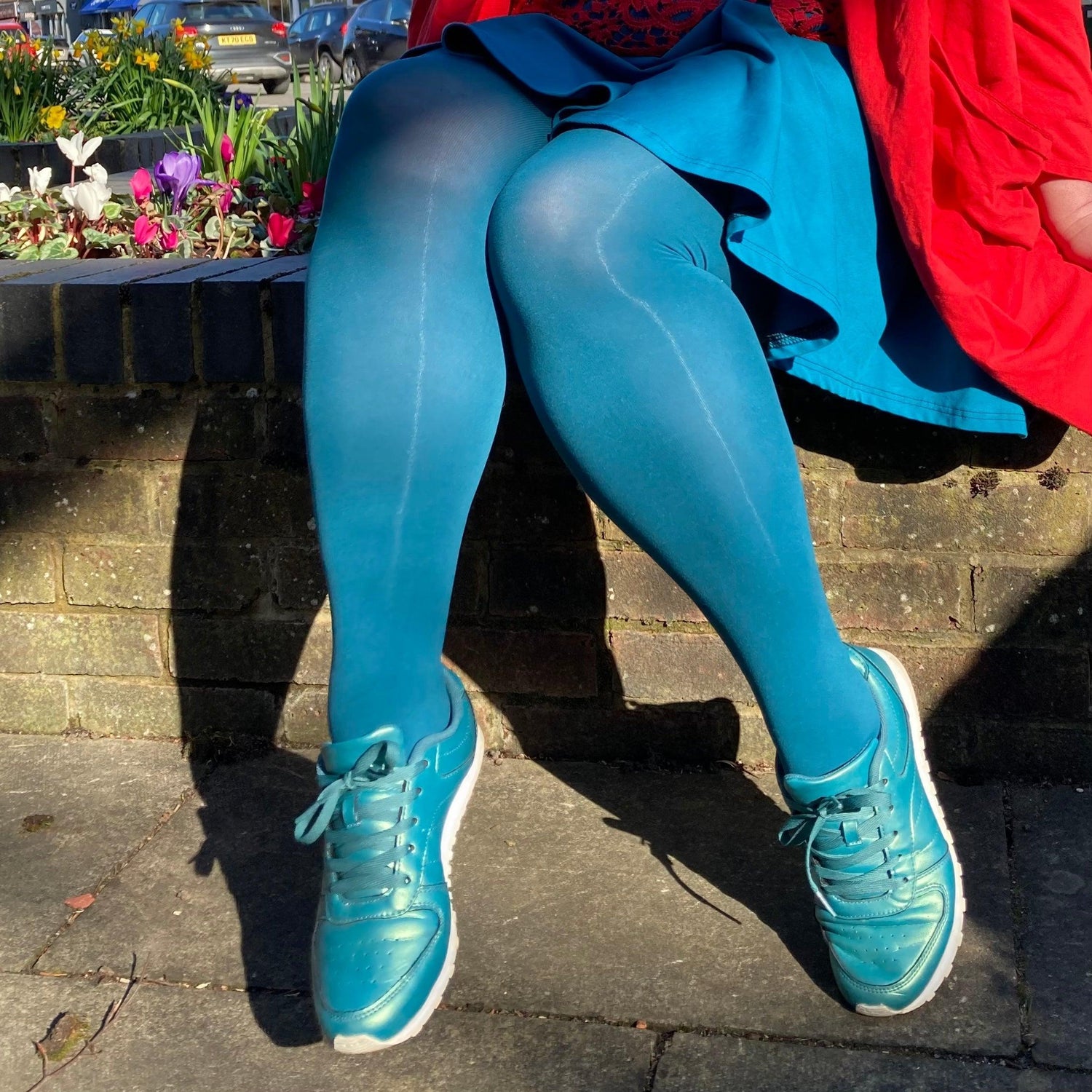 Opaque Tights - Blueberry Muffin - Snag Canada