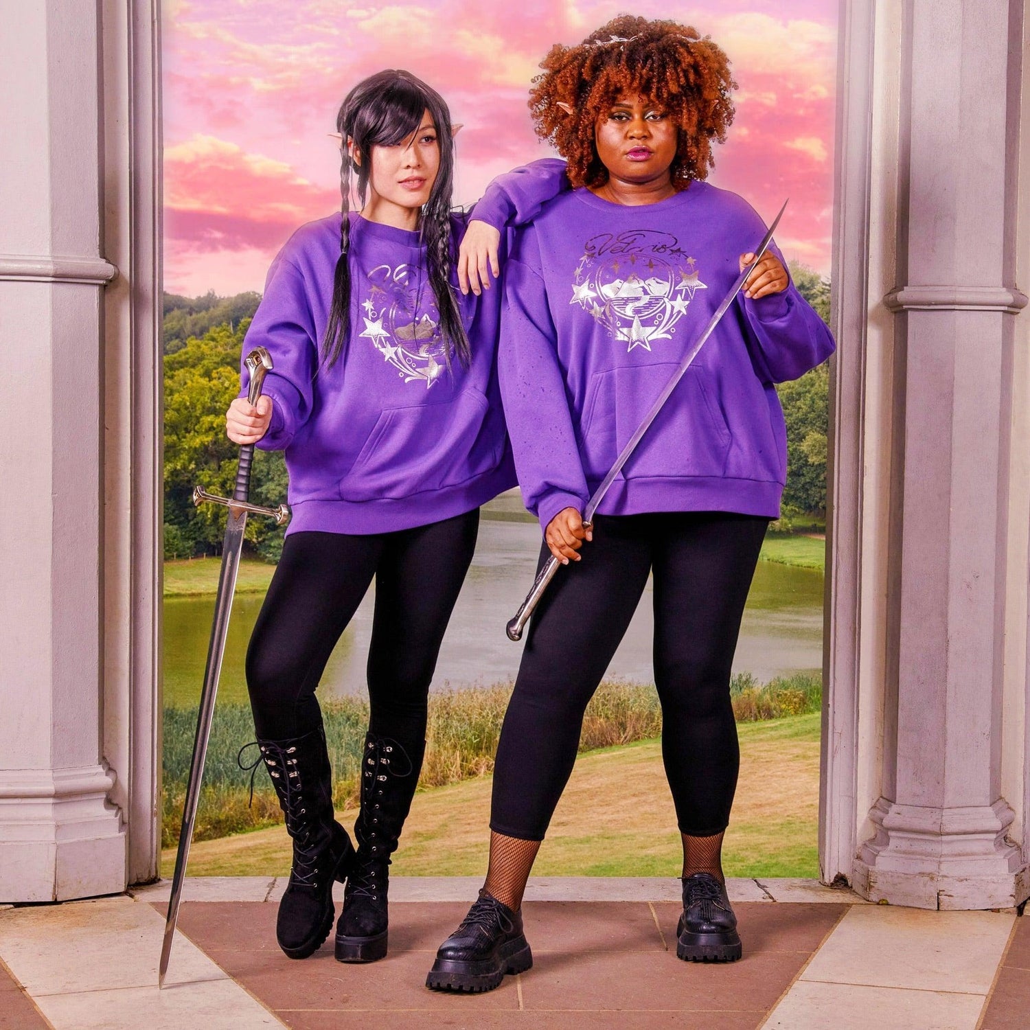 ACOTAR Crew Neck Sweatshirt - Velaris - Snag Canada