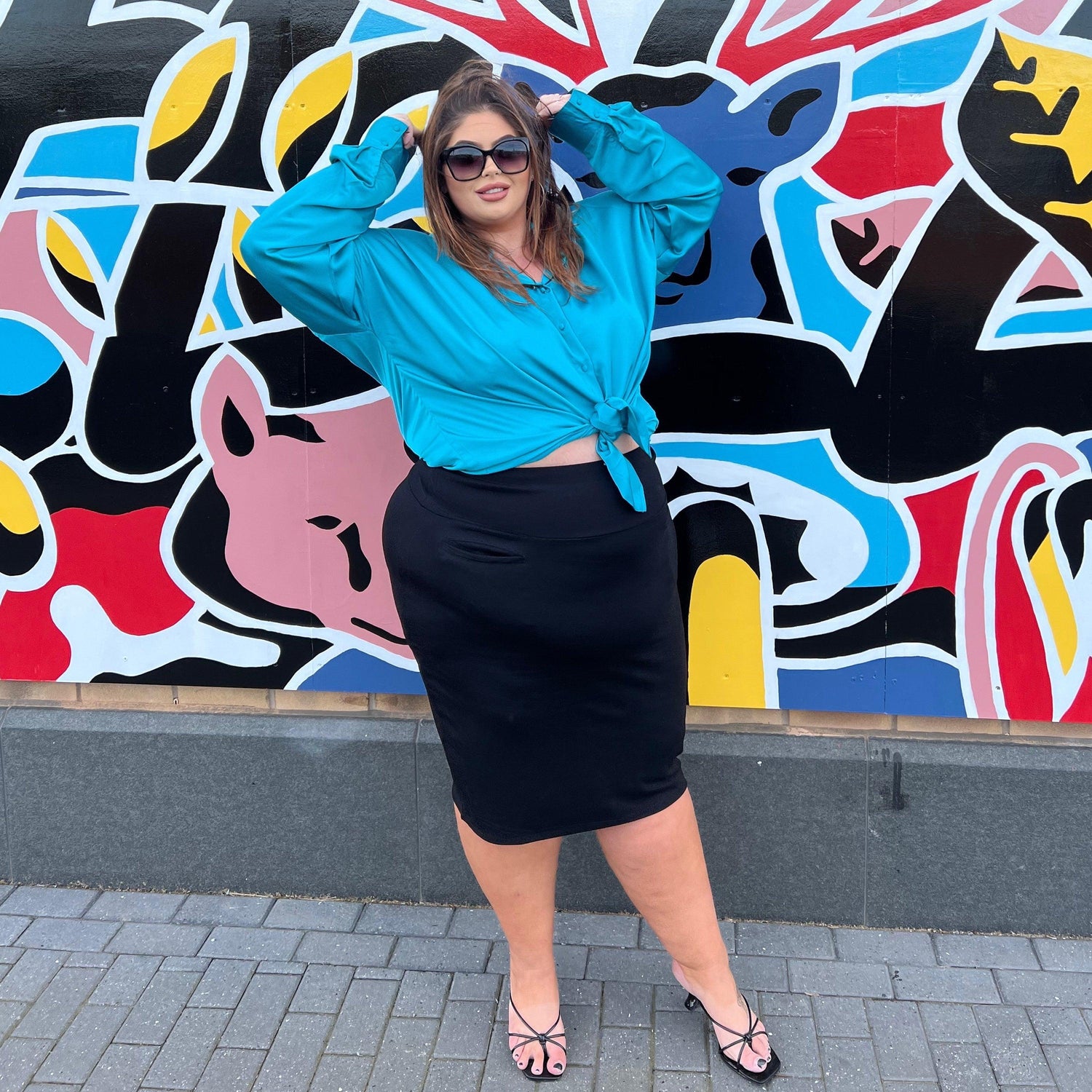 Pencil Skirt - Oh my! - Black - Snag Canada