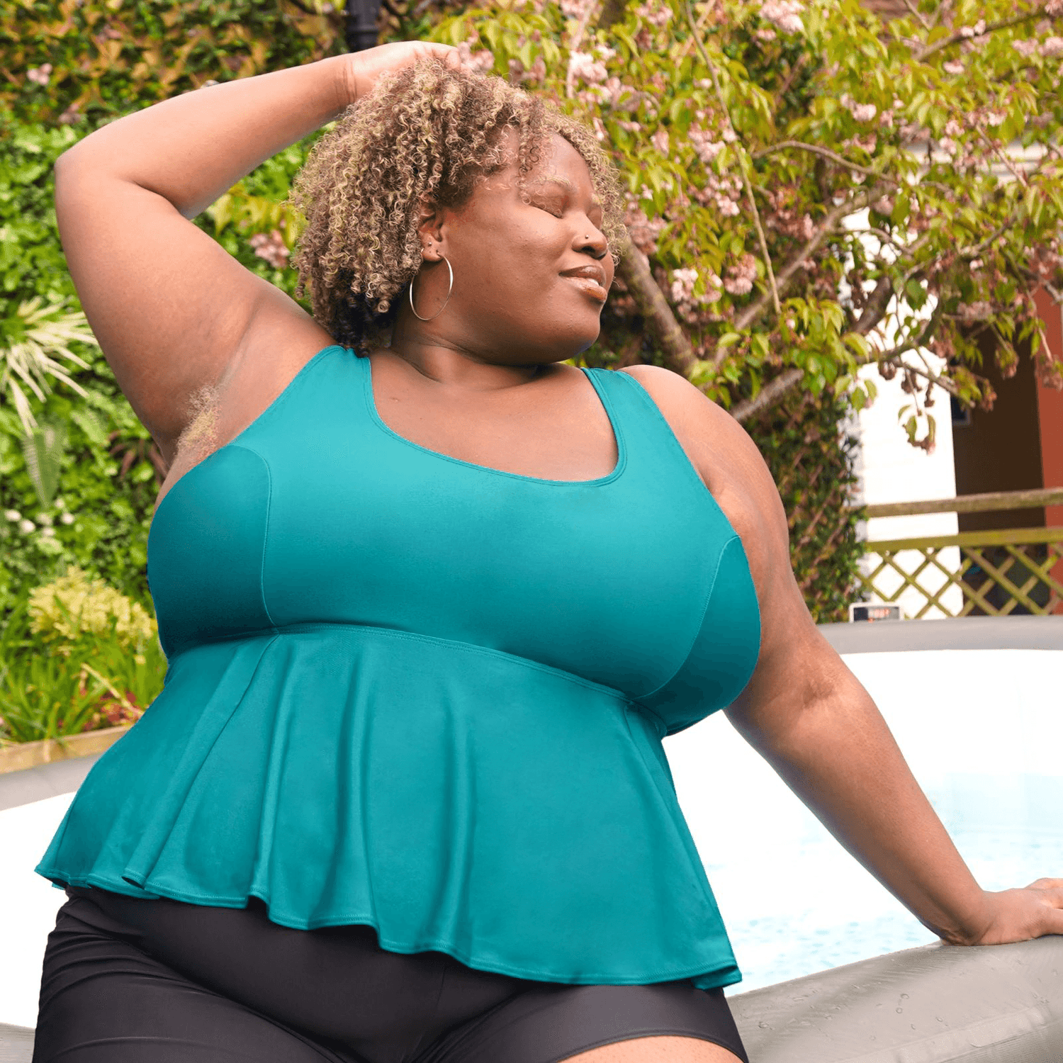 Bikini Top - Who you gonna call? - Teal - Snag Canada