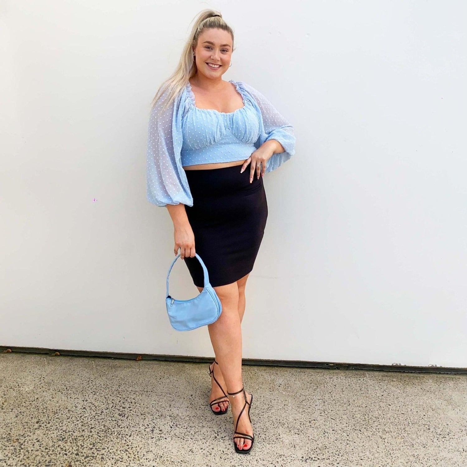 Pencil Skirt - Oh my! - Black - Snag Canada