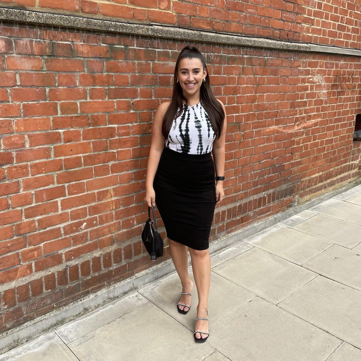 Pencil Skirt - Oh my! - Black - Snag Canada