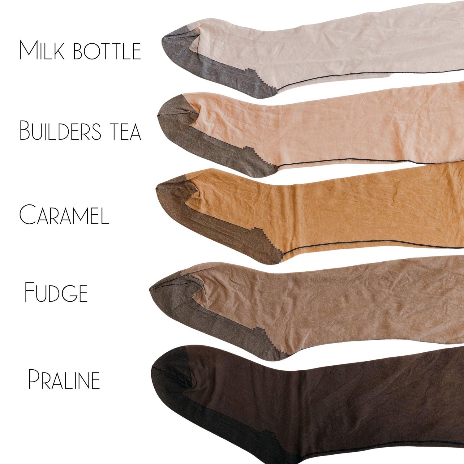 Sheer Stockings - Columbia - Fudge - Snag Canada