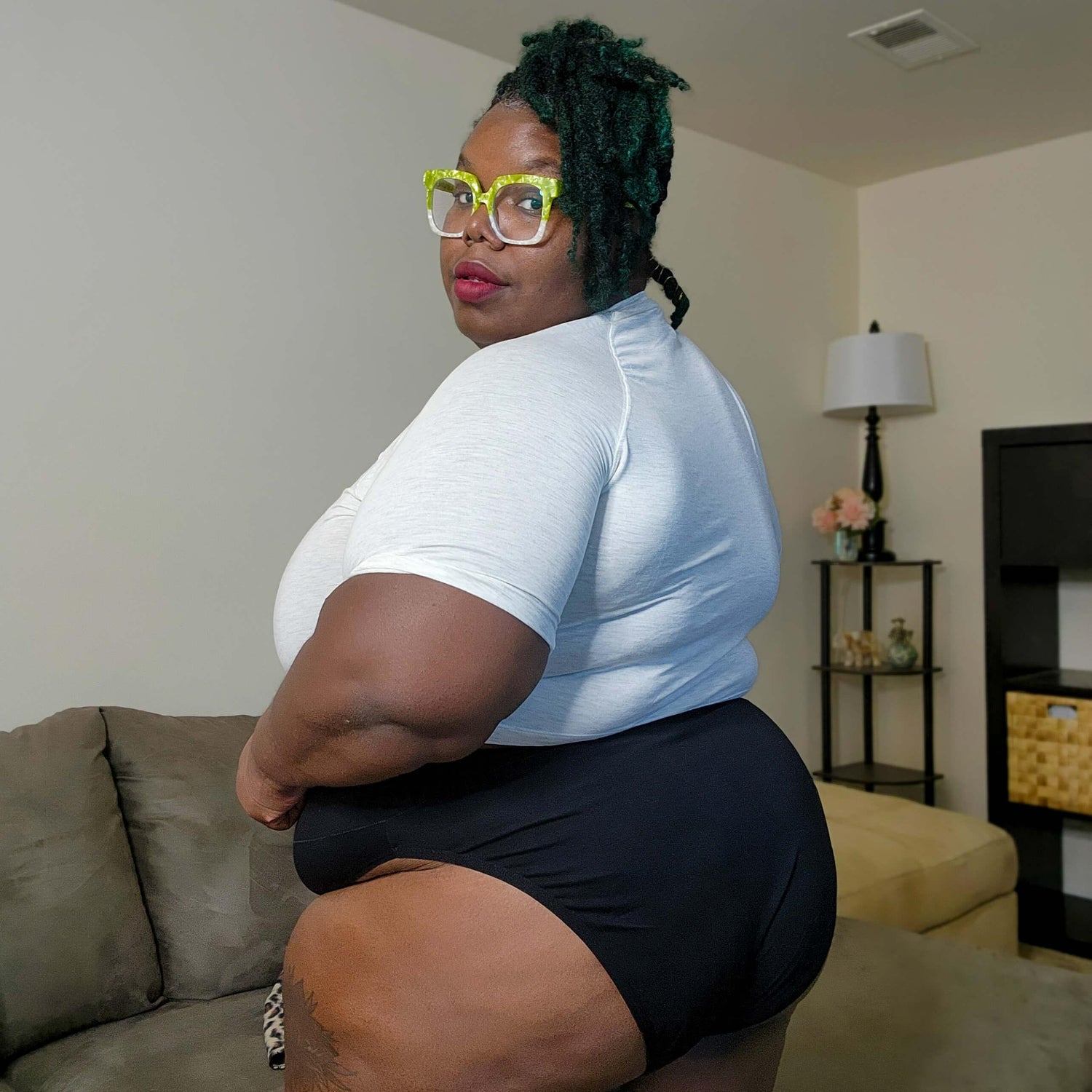 Super High Leg Panties - Black - Snag Canada