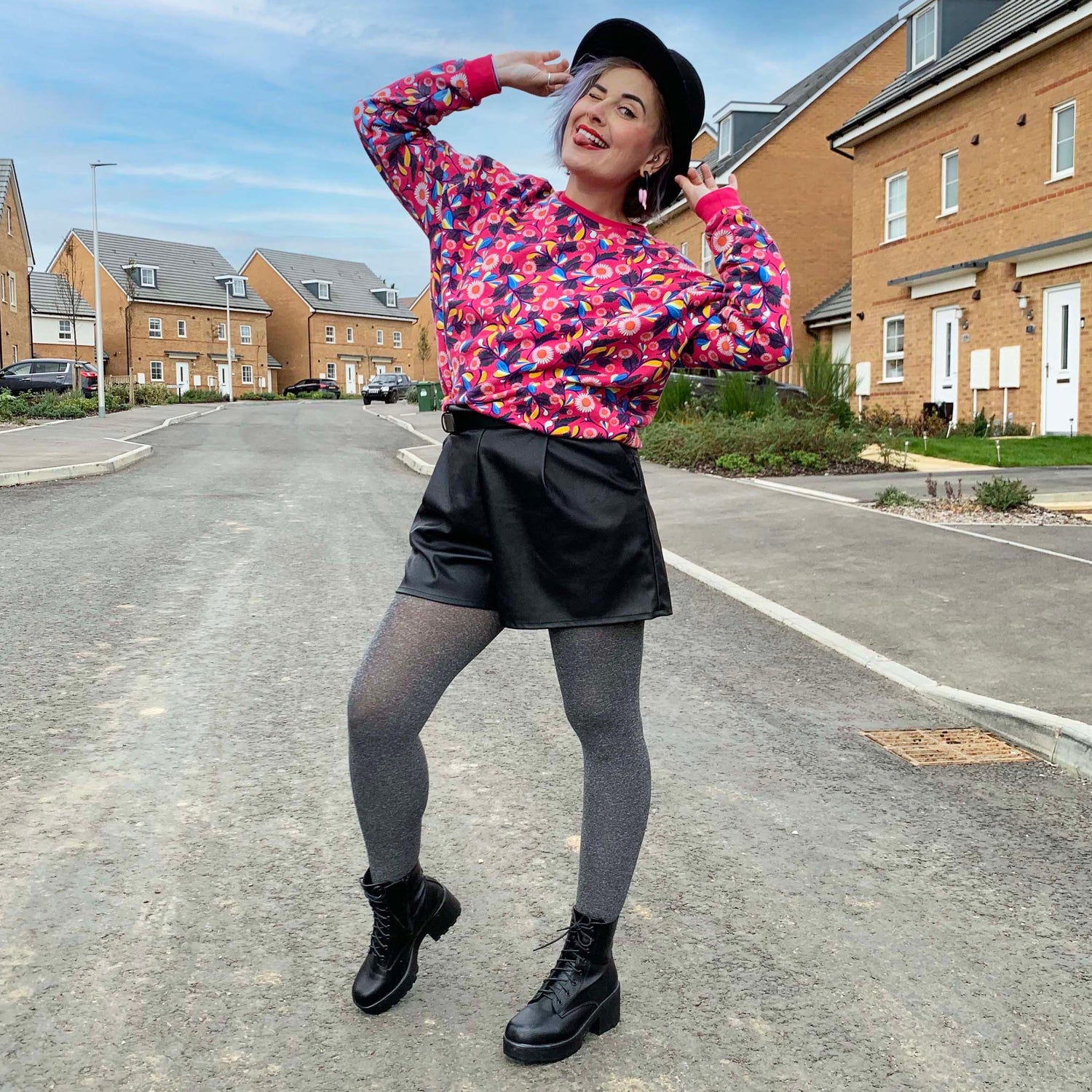 Opaque Marl Tights - Rainy Day - Snag Canada