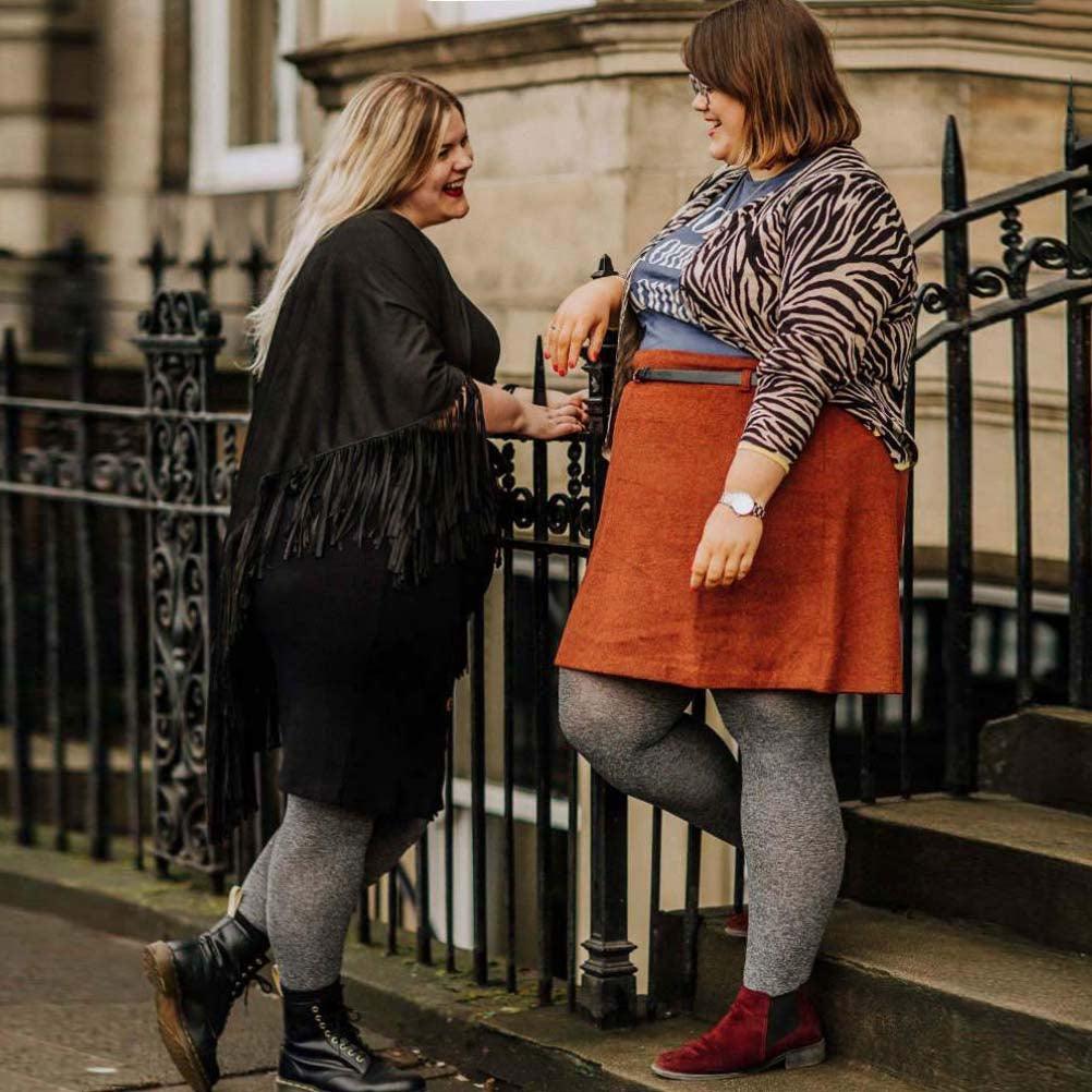 Opaque Marl Tights - Rainy Day - Snag Canada