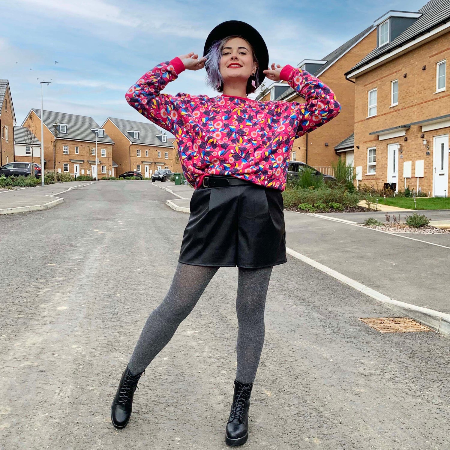 Opaque Marl Tights - Rainy Day - Snag Canada