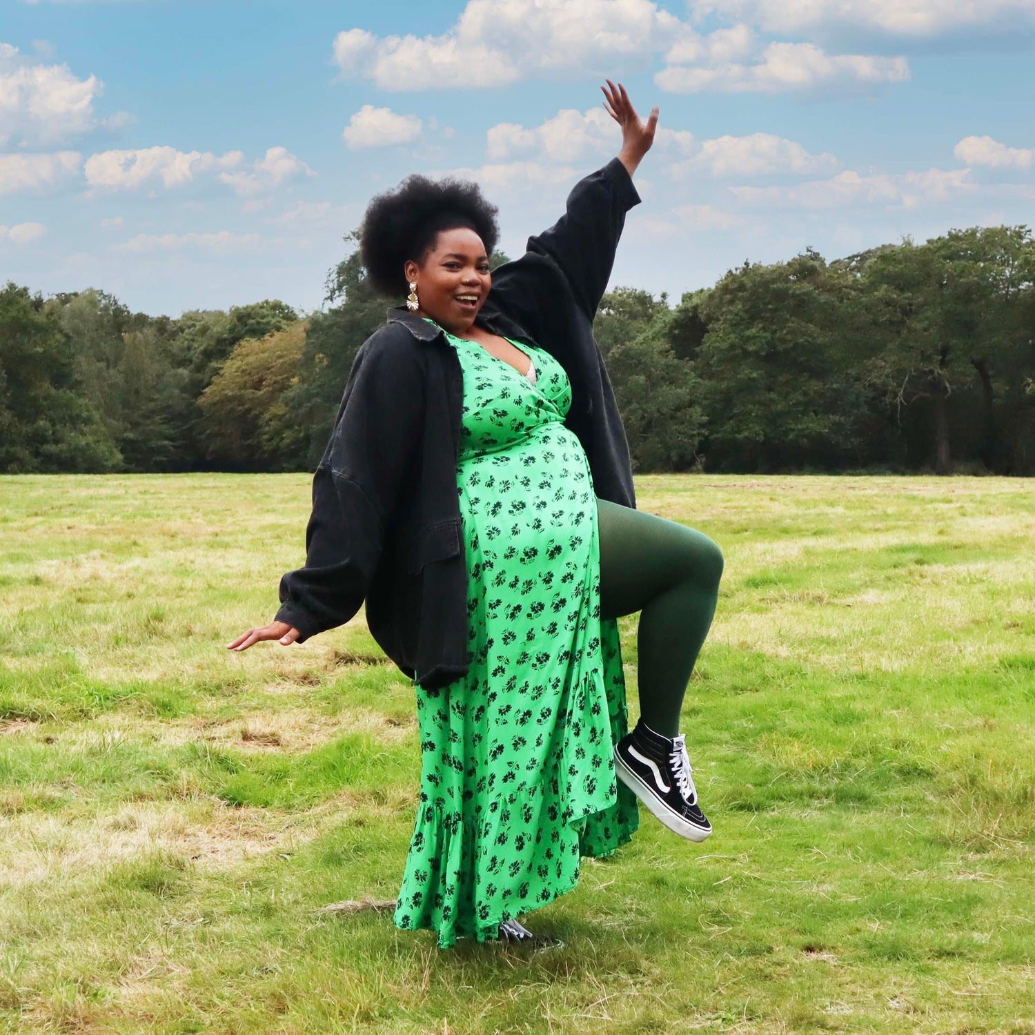 Opaque Tights - Hit the Bottle Green - Snag Canada