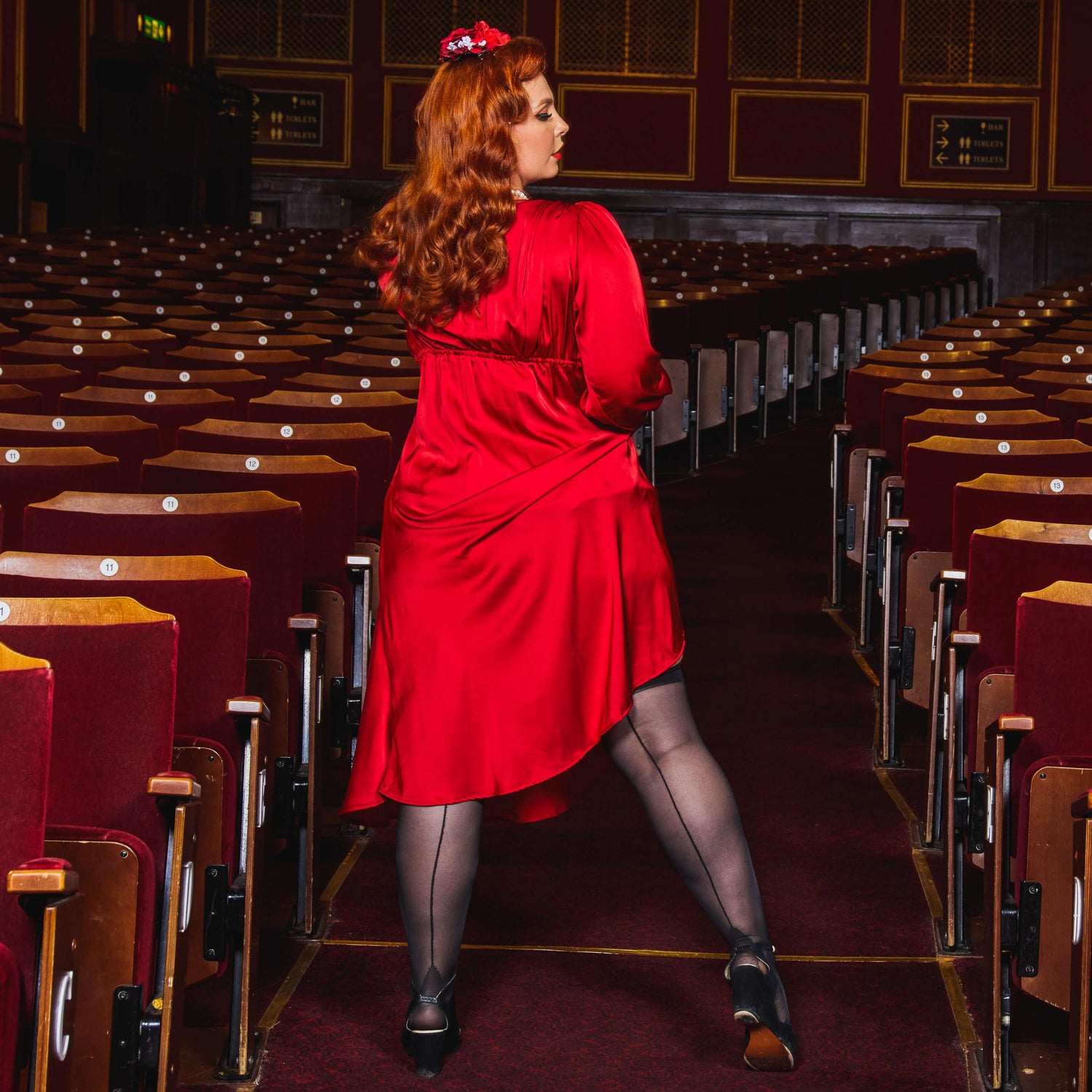 Vintage Sheer Stockings - Liquorice - Snag Canada